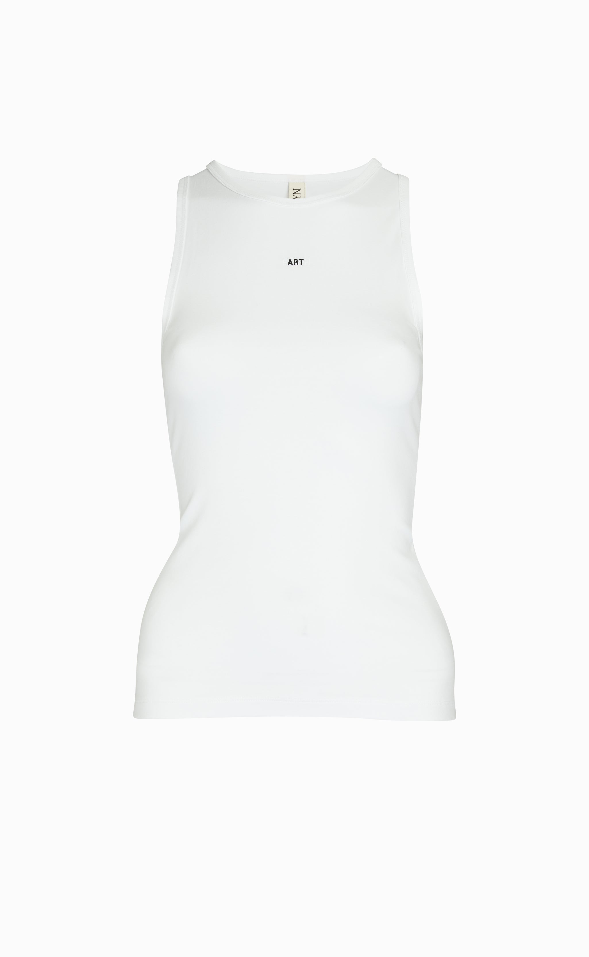 FLORA 'EARTH' WHITE VEST