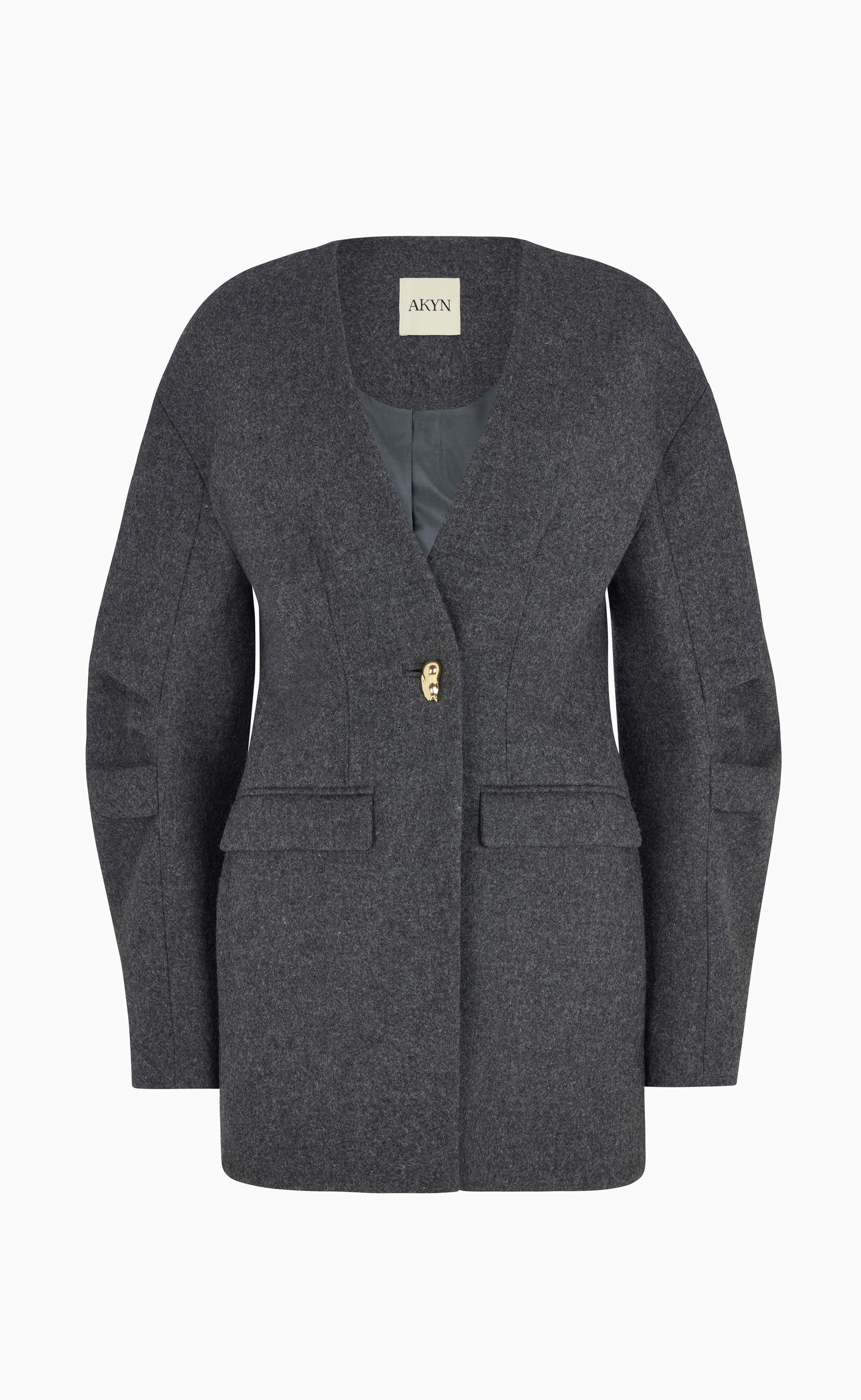 HARLOW GREY MARL JACKET