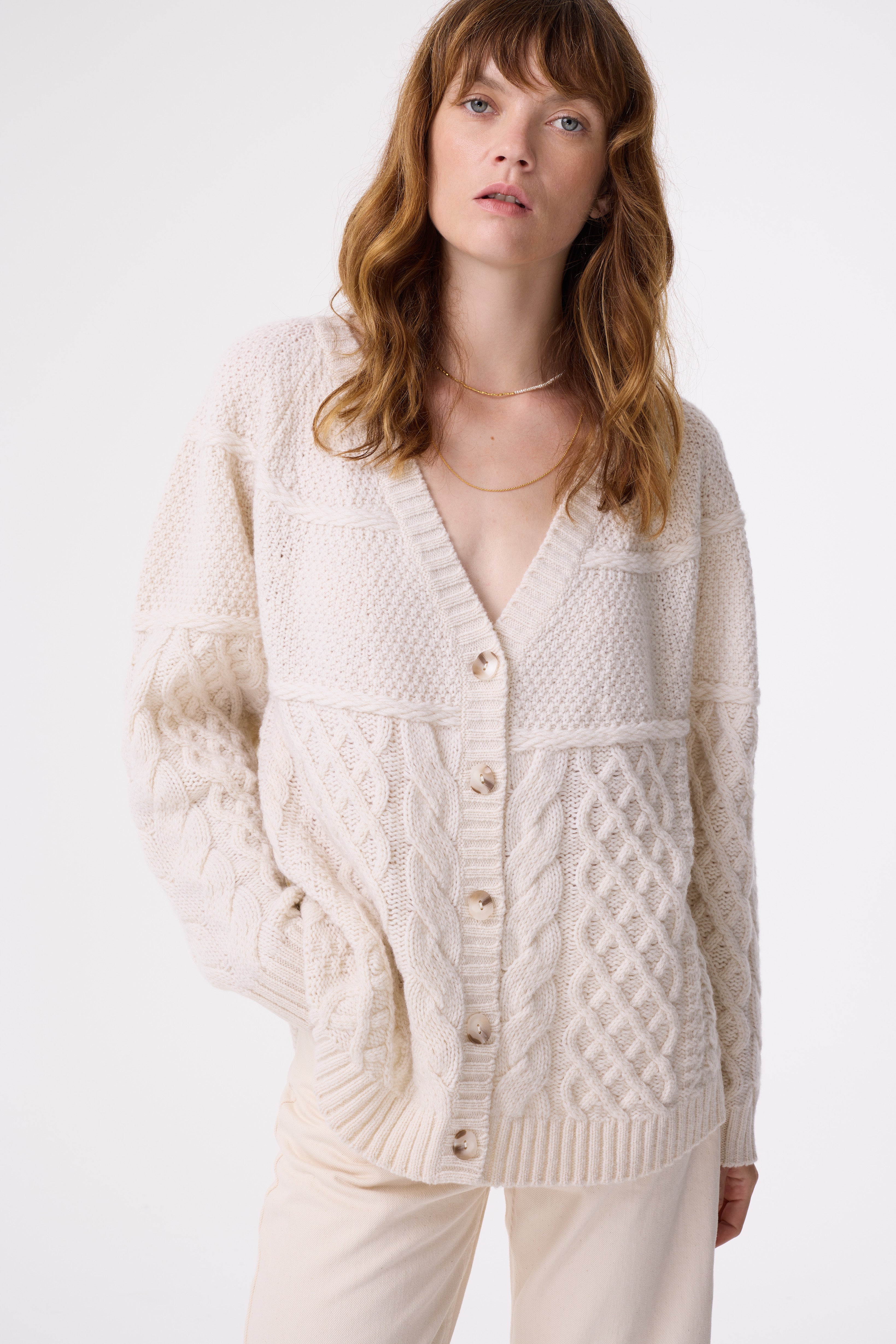 ABIGAIL IVORY CARDIGAN