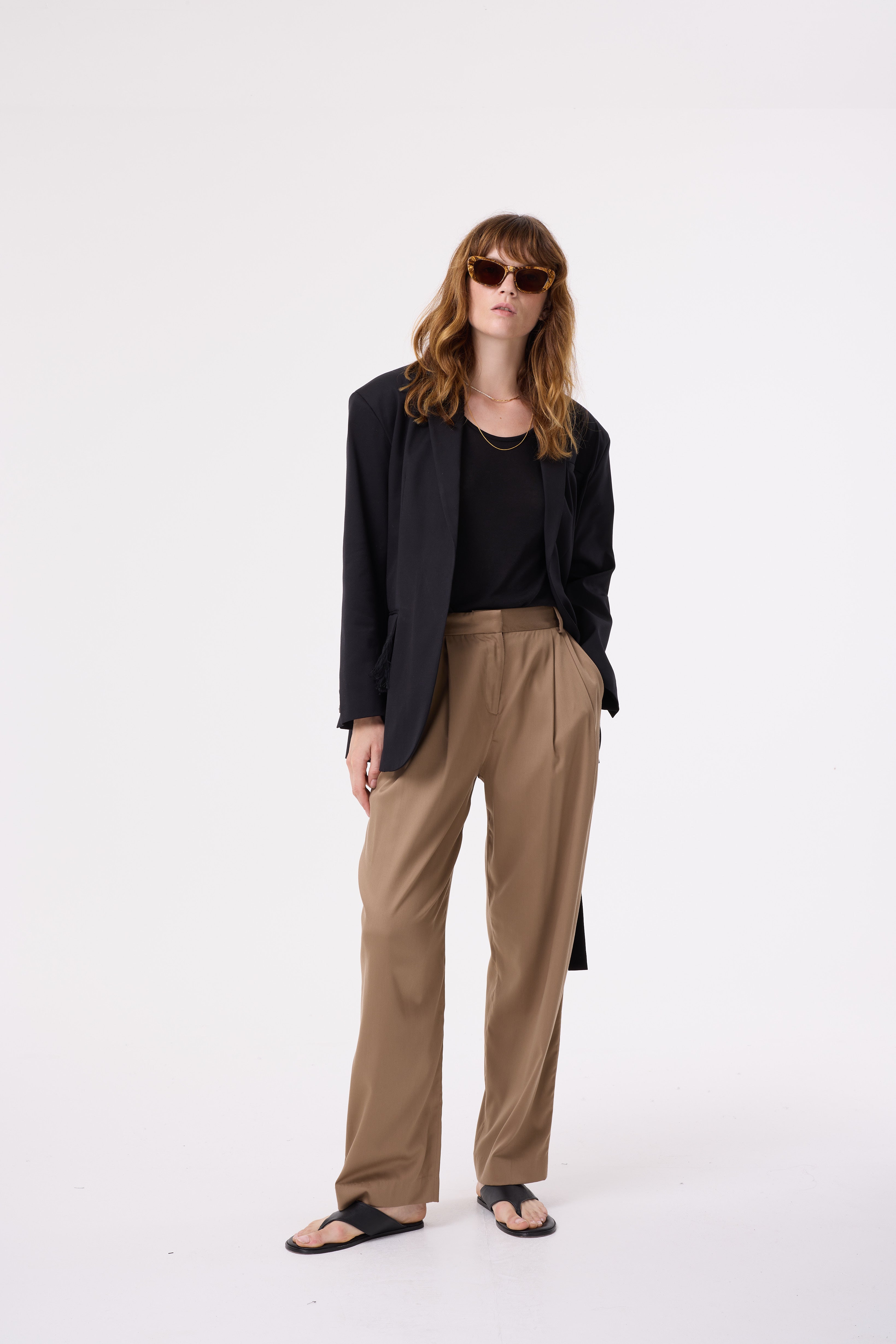 CHIARA MOCHA TROUSERS