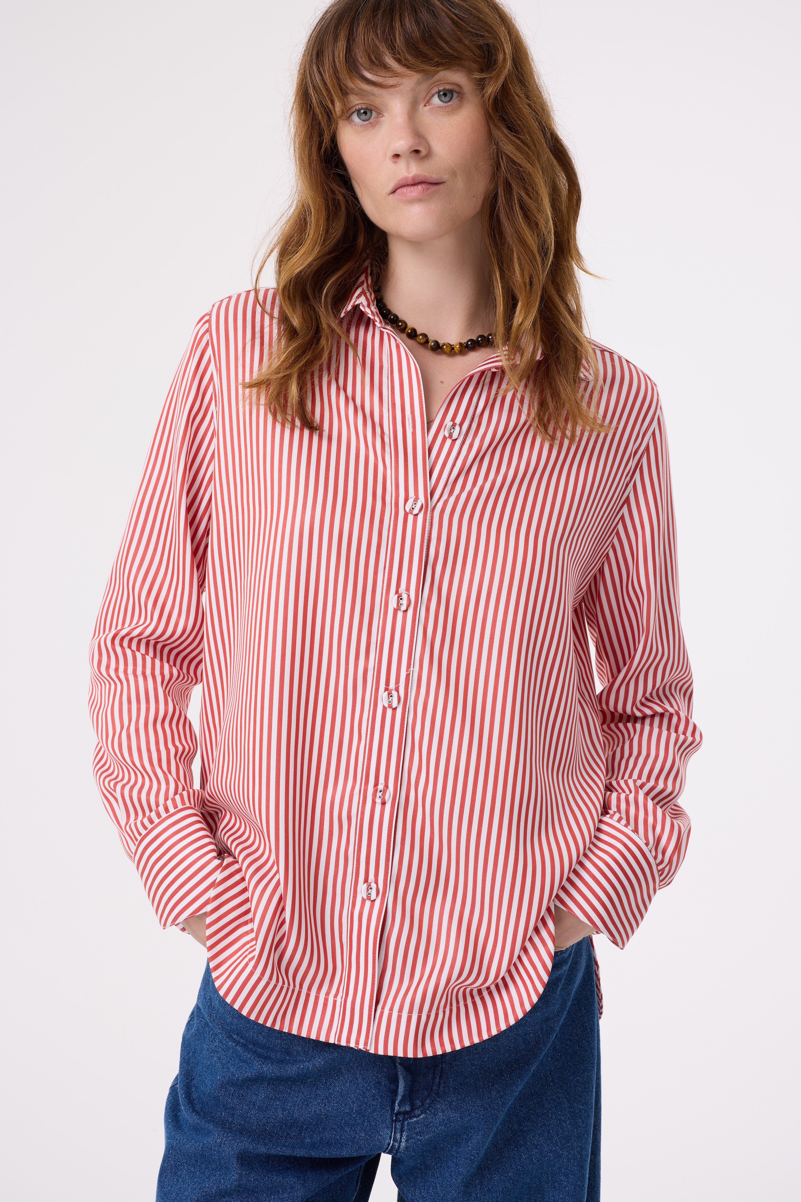 FABLE RED STRIPE SHIRT