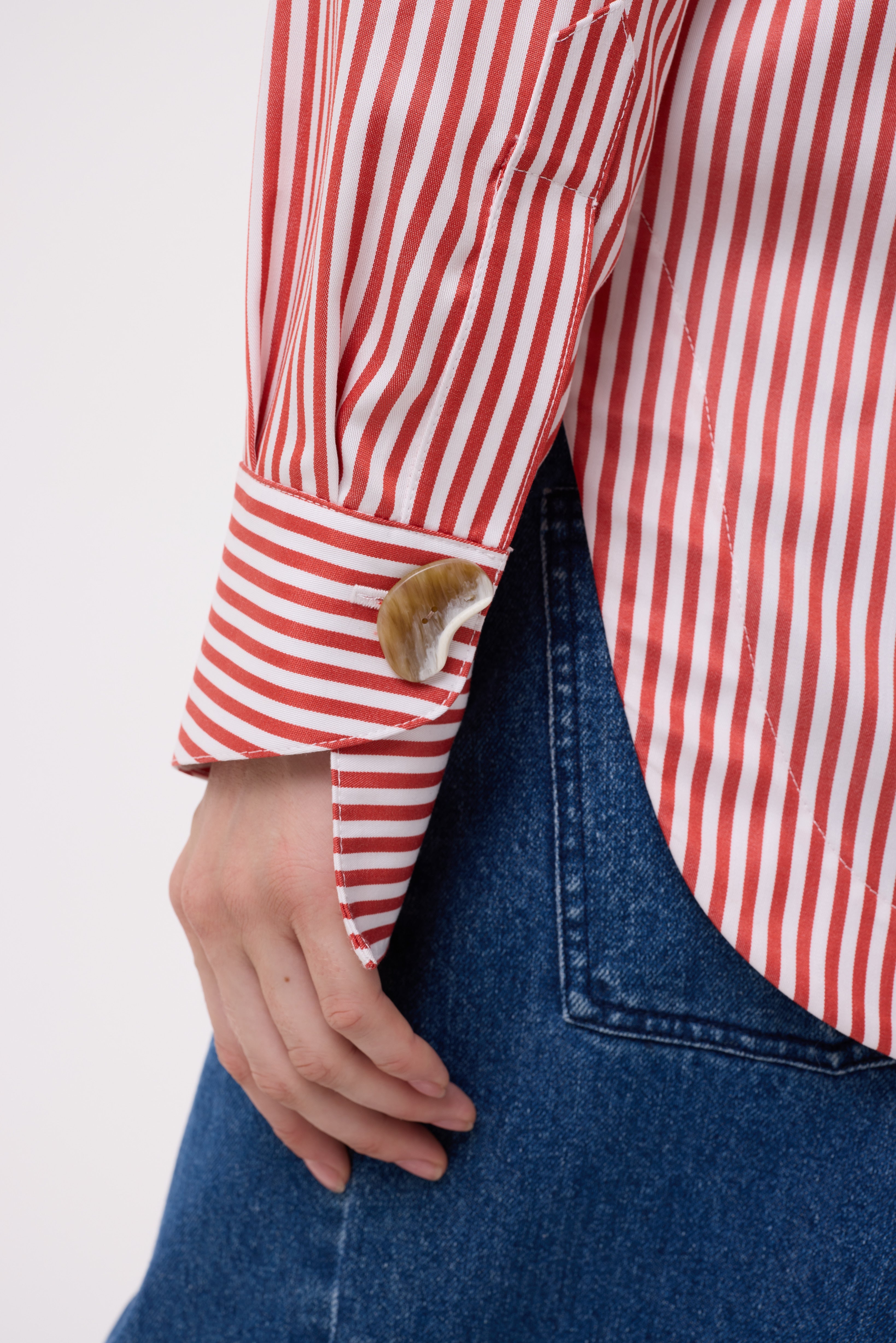 FABLE RED STRIPE SHIRT