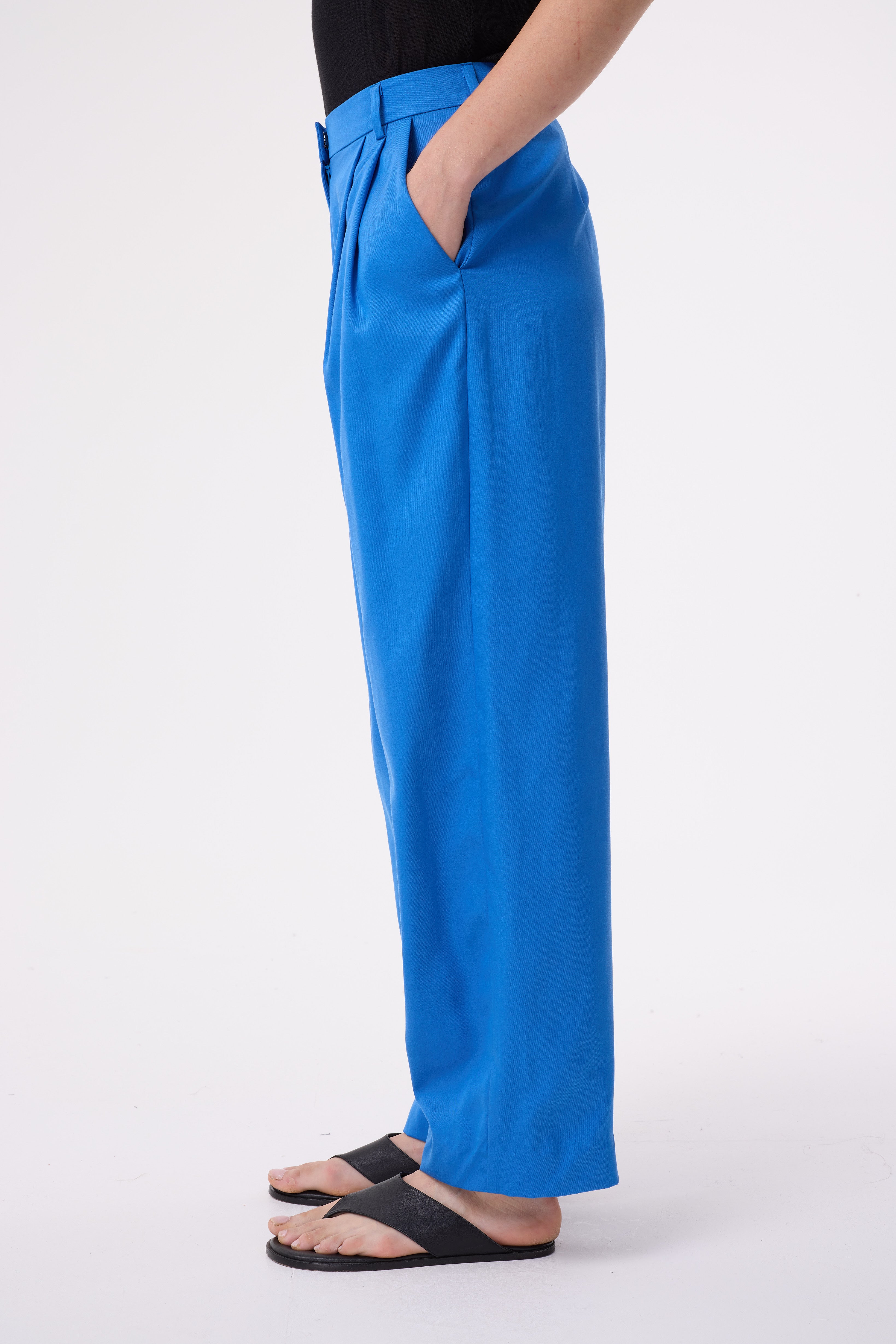 CHIARA ELECTRIC BLUE TROUSERS