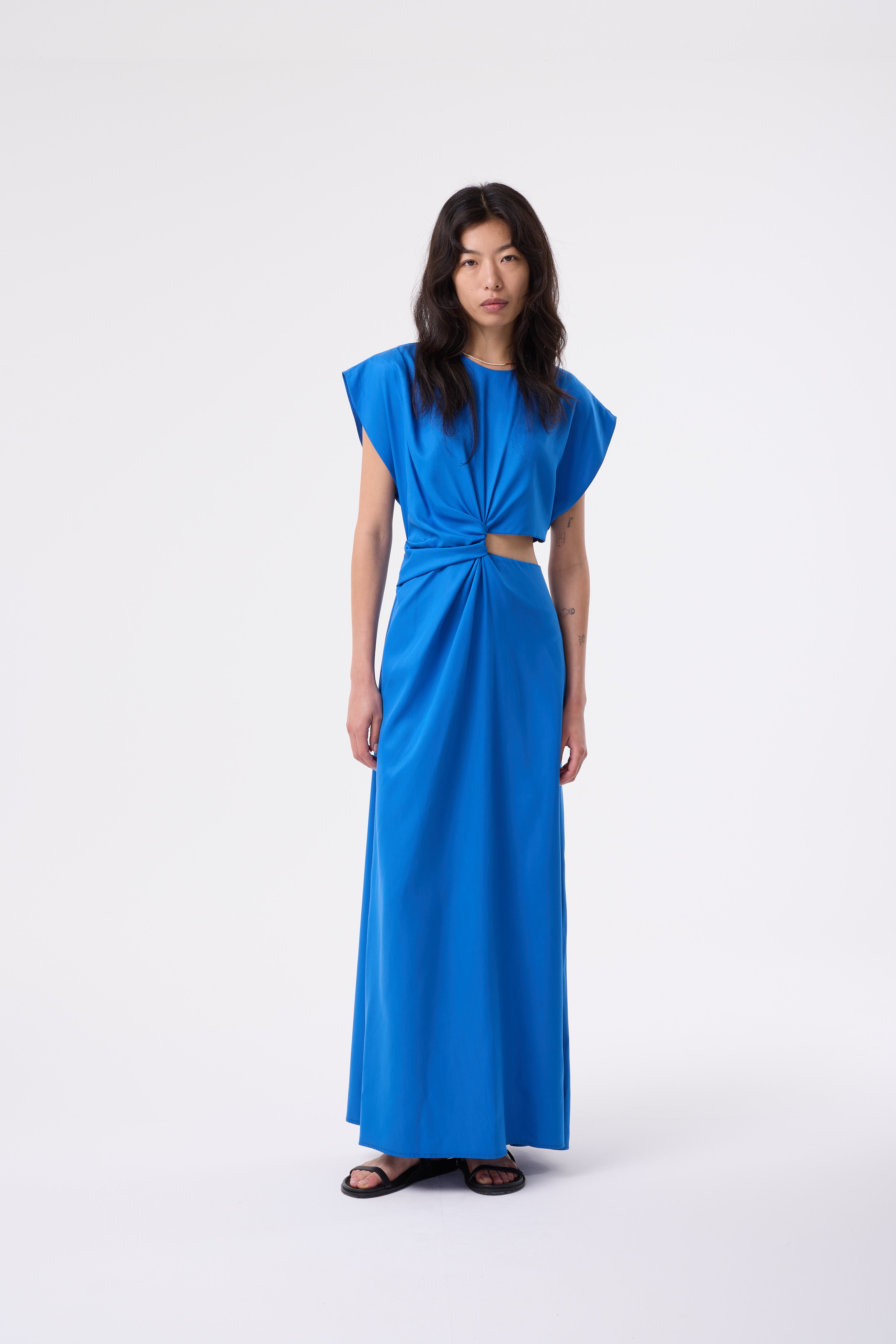 EMBROSE ELECTRIC BLUE DRESS