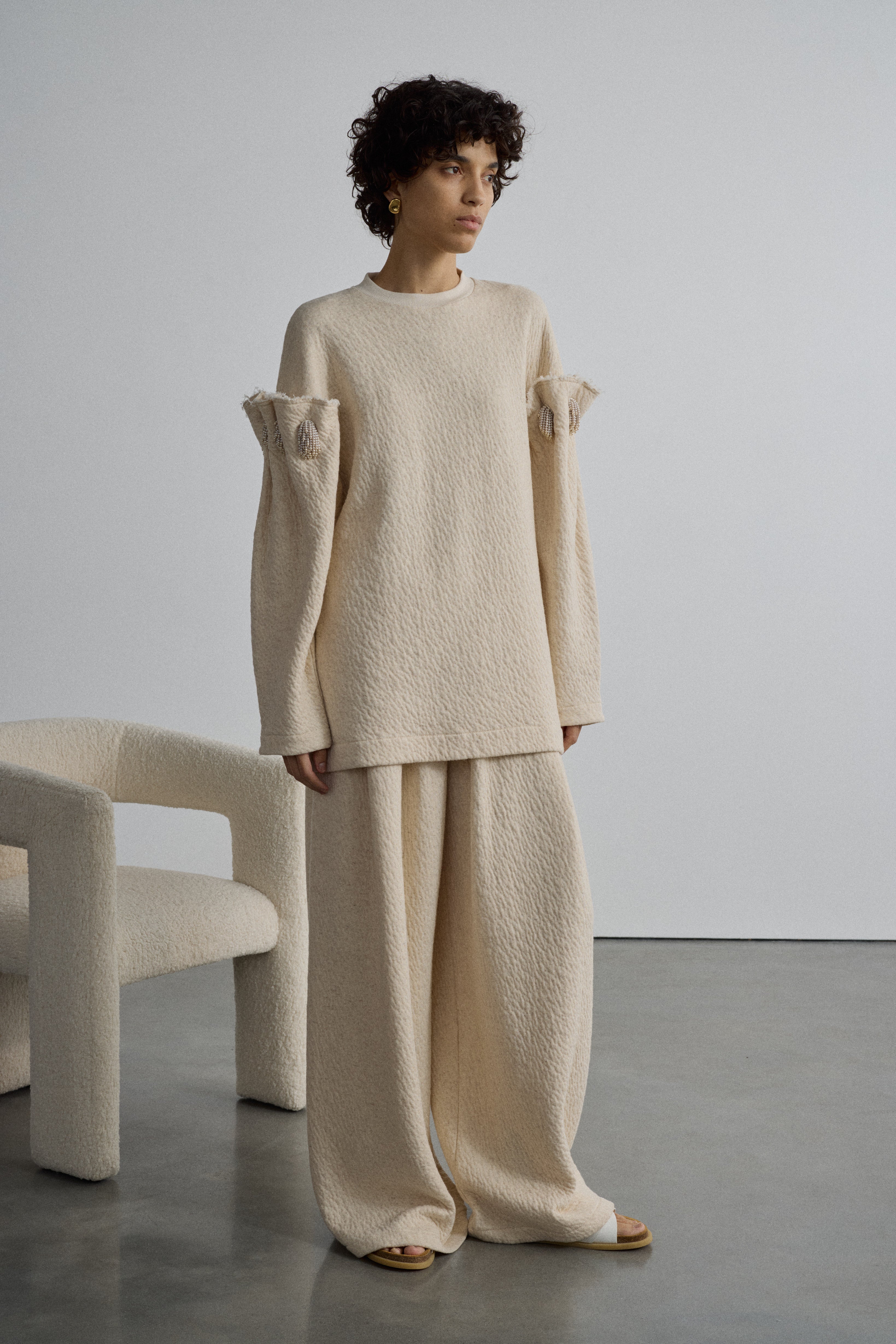 SAVANE UNDYED TROUSERS