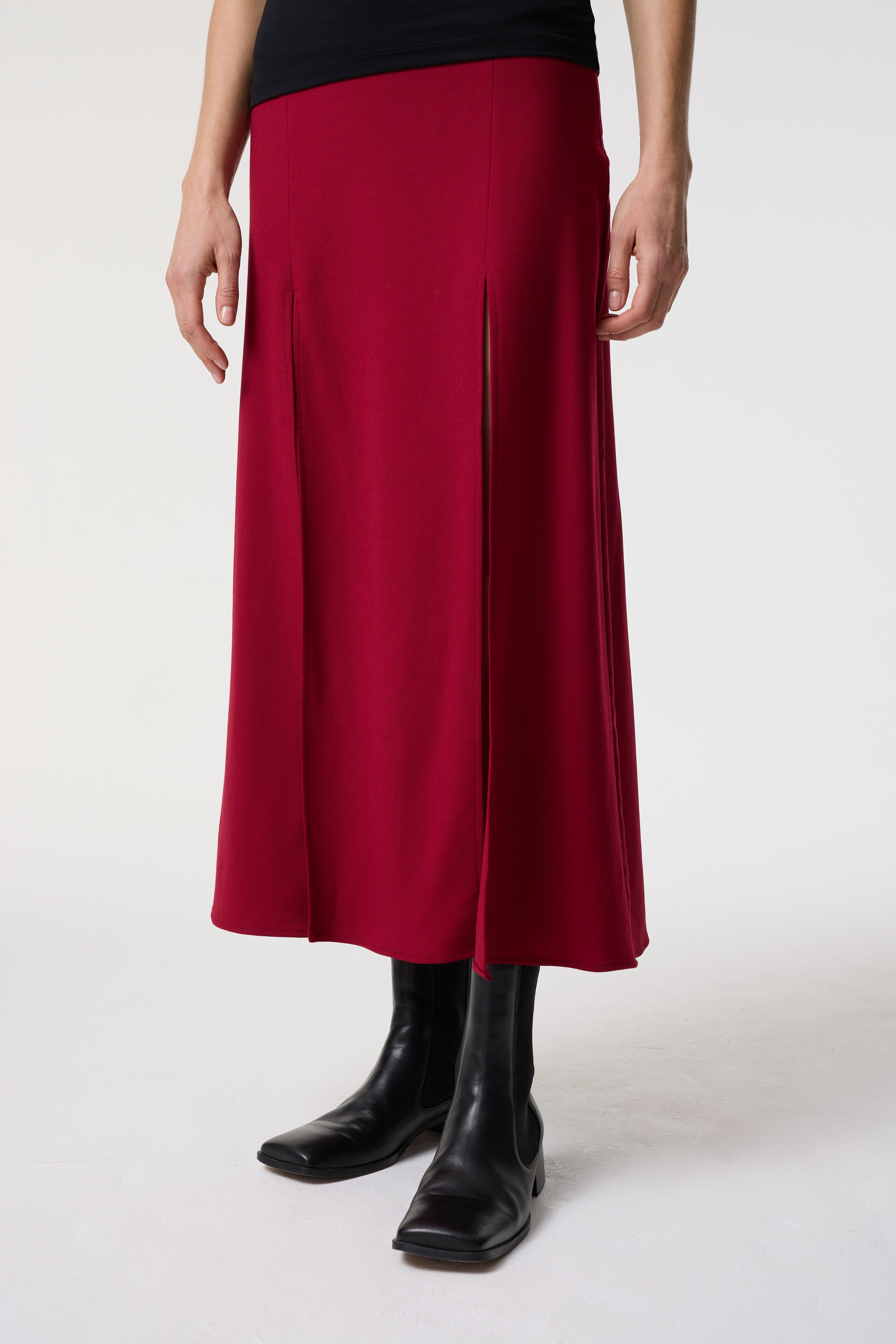 ELODIE RED SKIRT