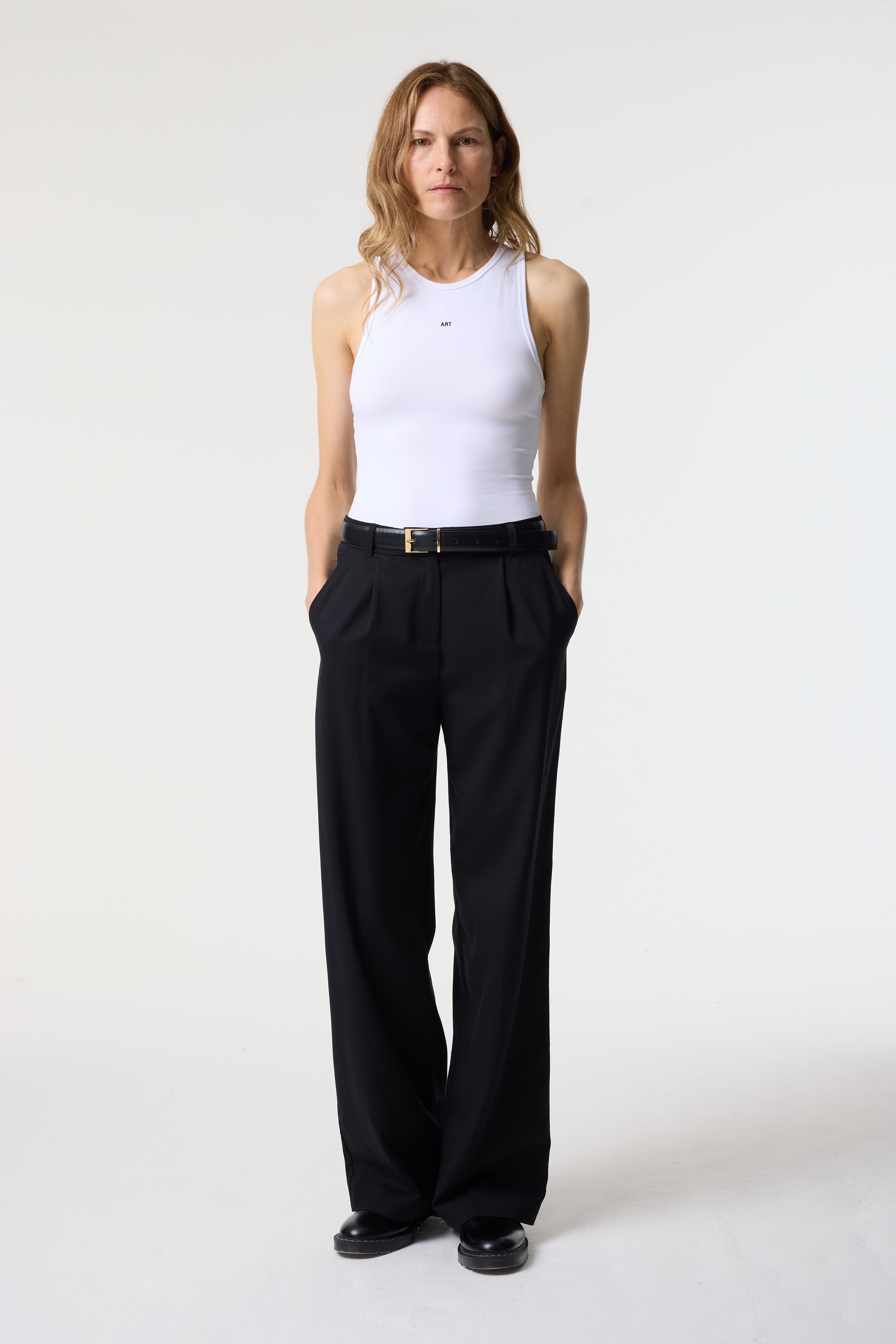 FLORA 'EARTH' WHITE VEST