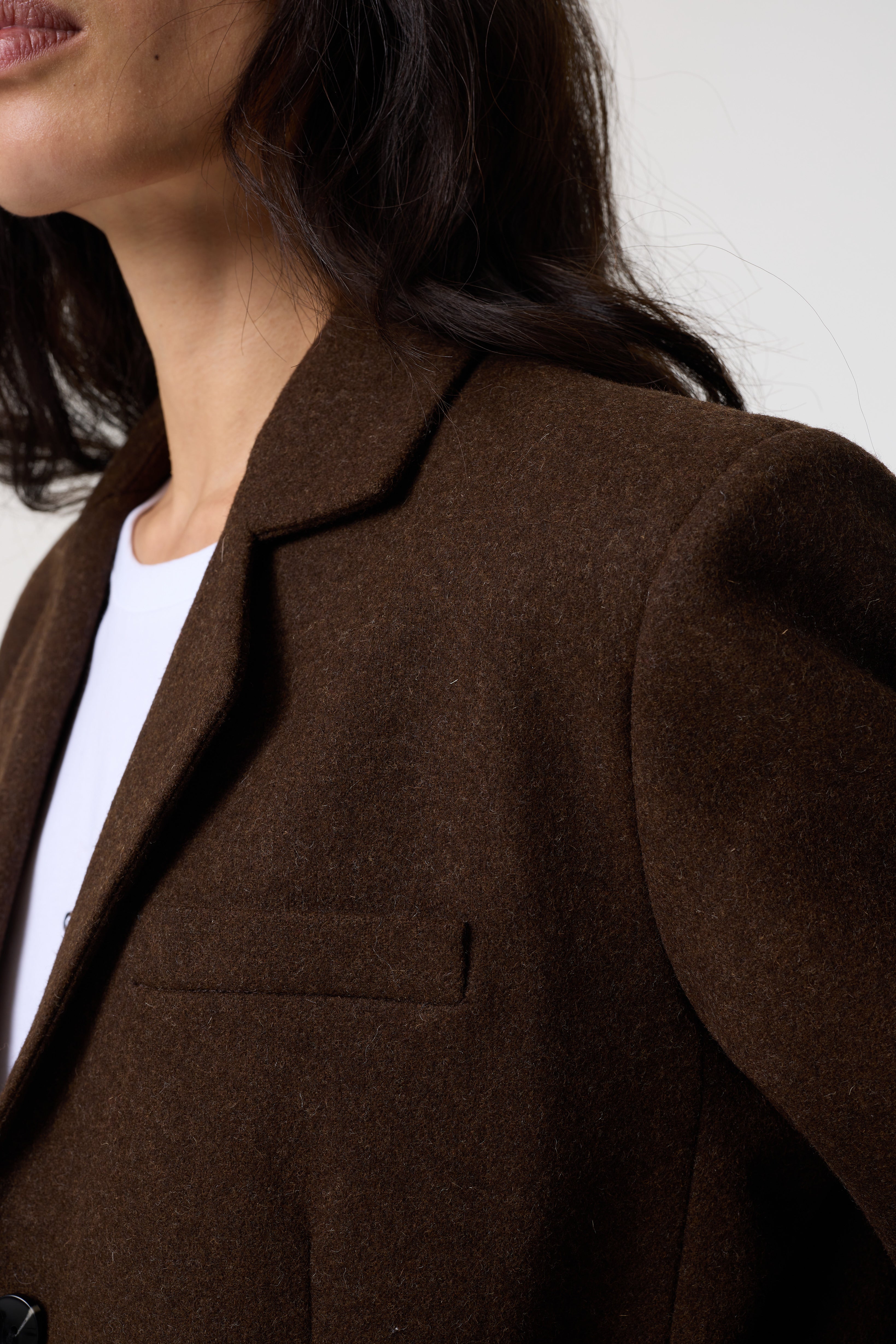 FRANCINE NATURAL BROWN UNDYED JACKET