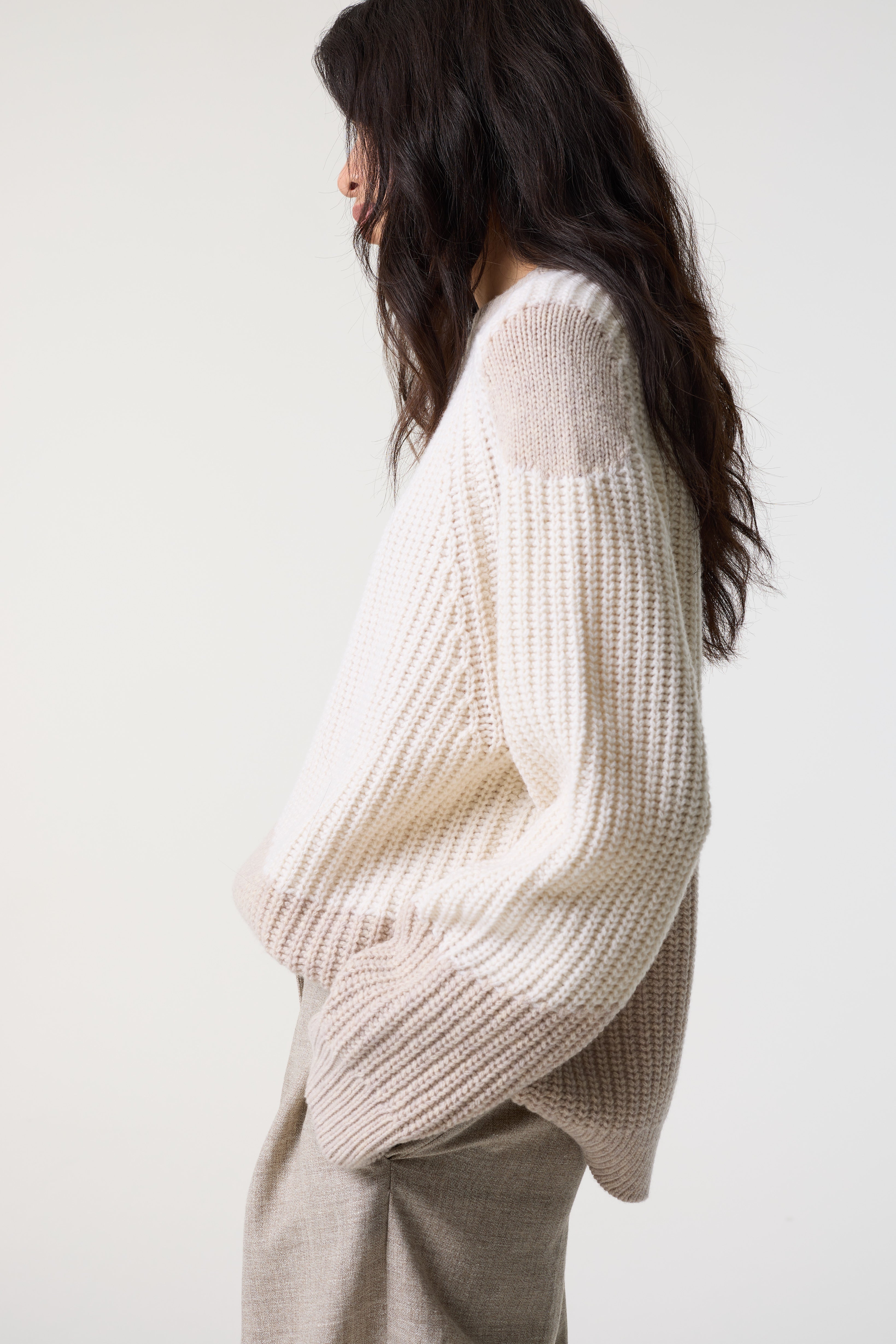 REMI IVORY/OYSTER JUMPER