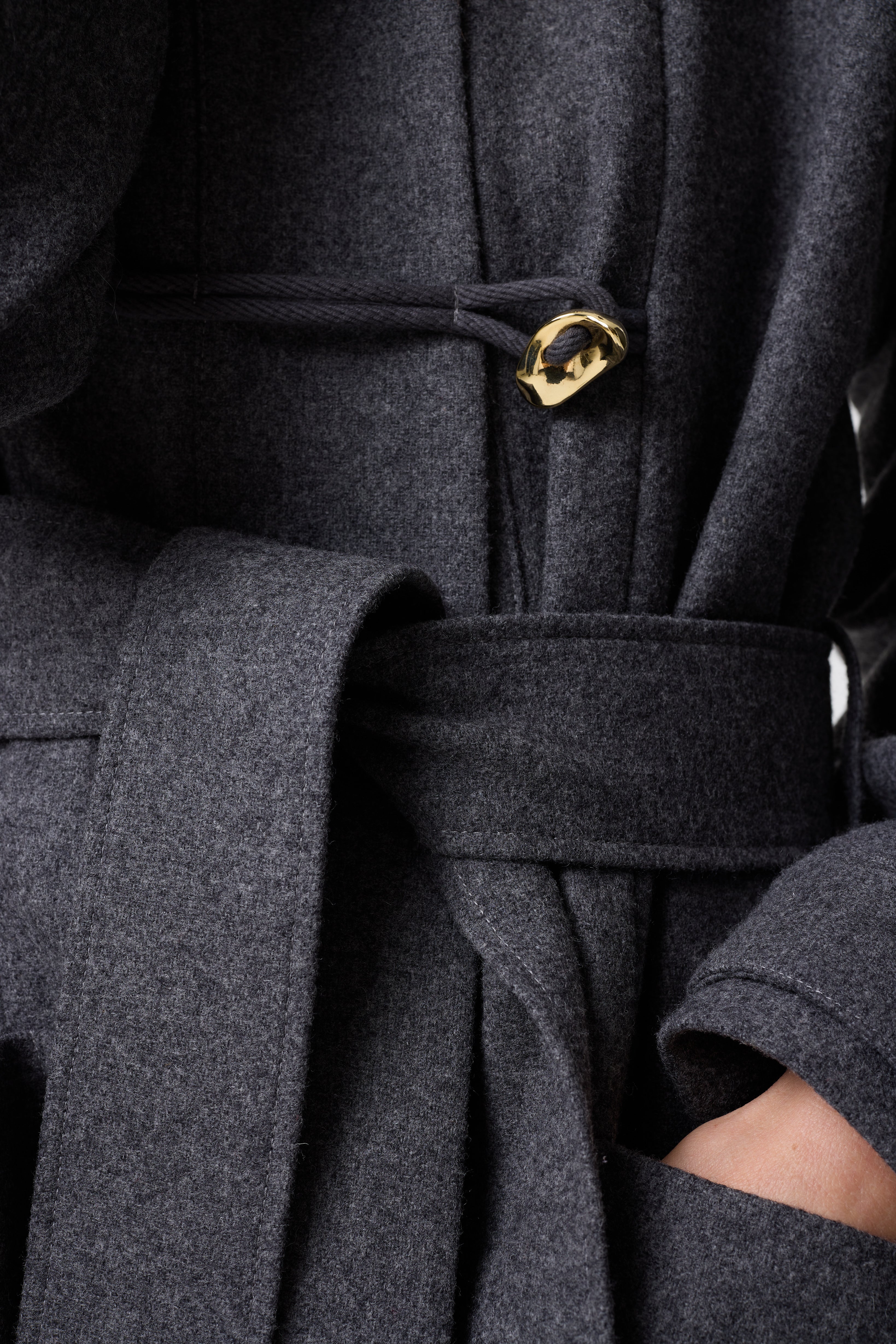 THALIA CHARCOAL GREY COAT