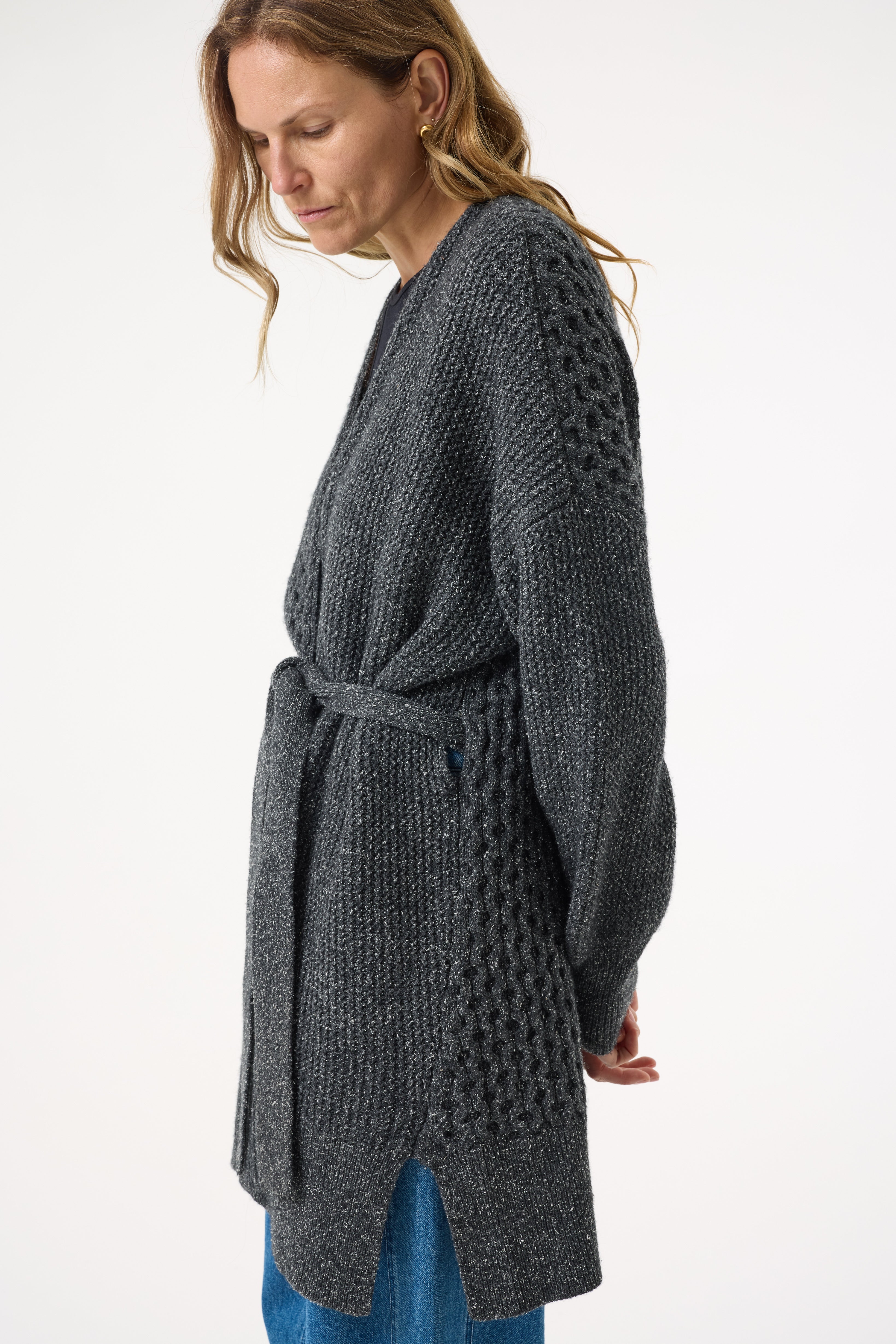 KORA CHARCOAL CARDIGAN