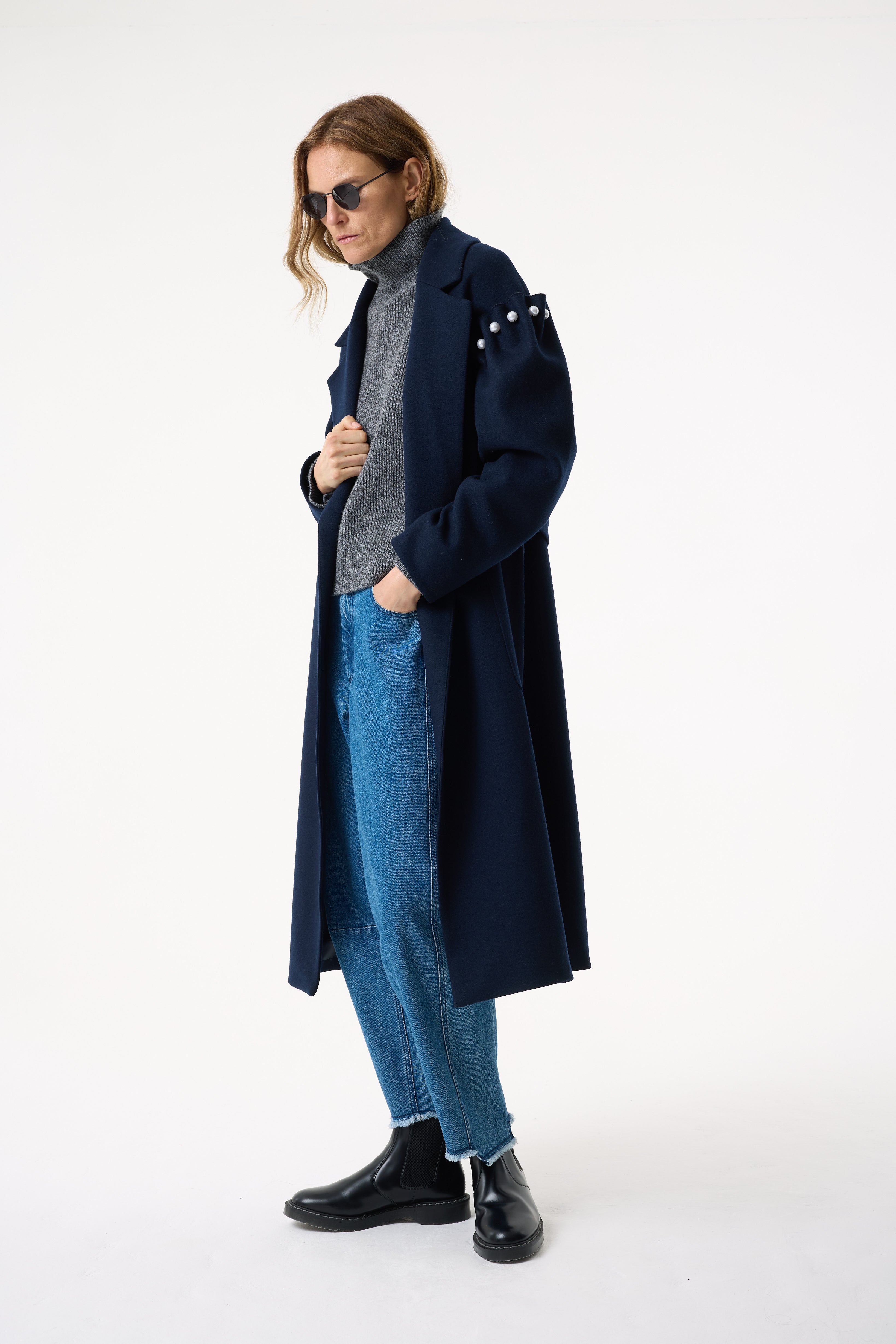 WREN NAVY COAT