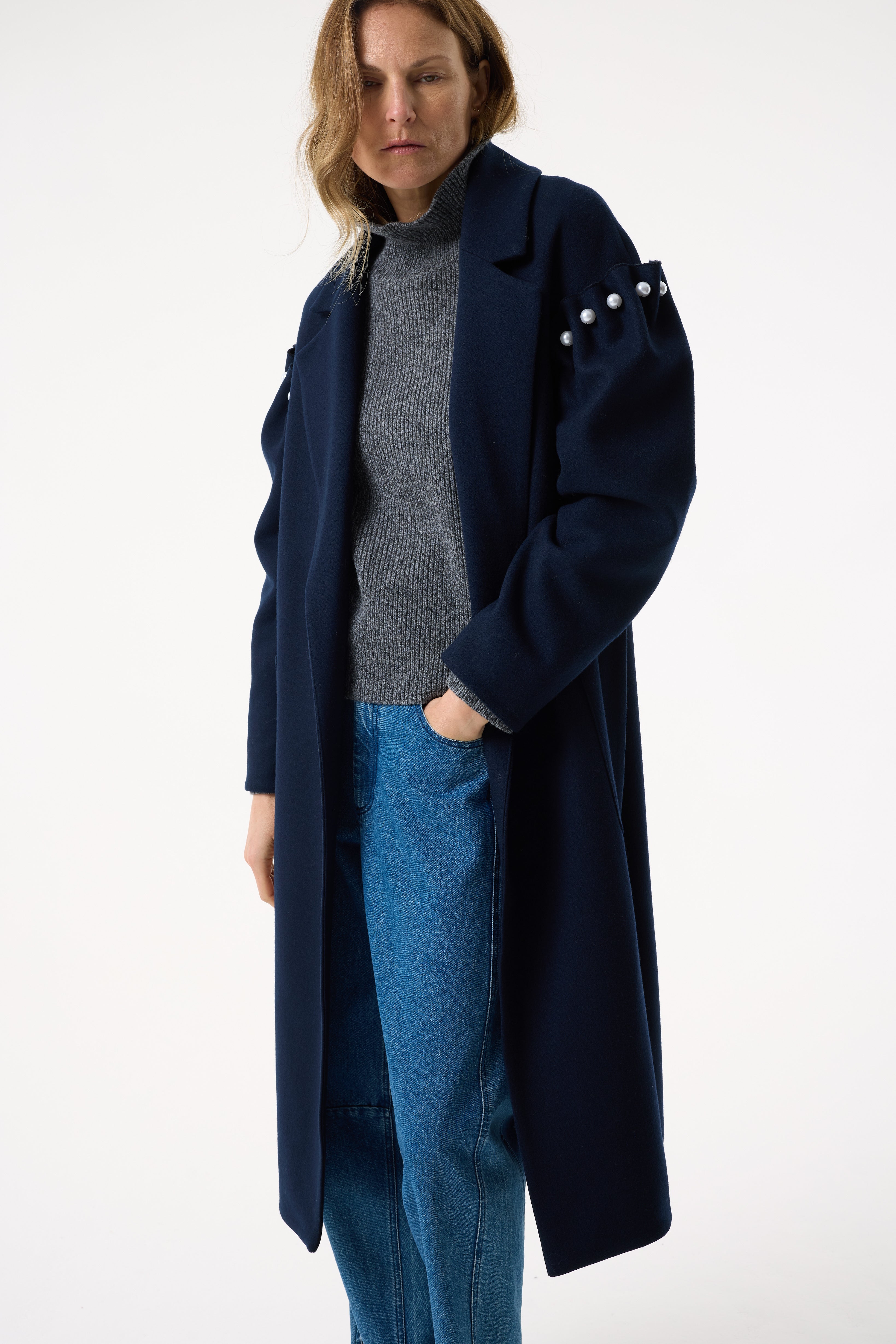 WREN NAVY COAT