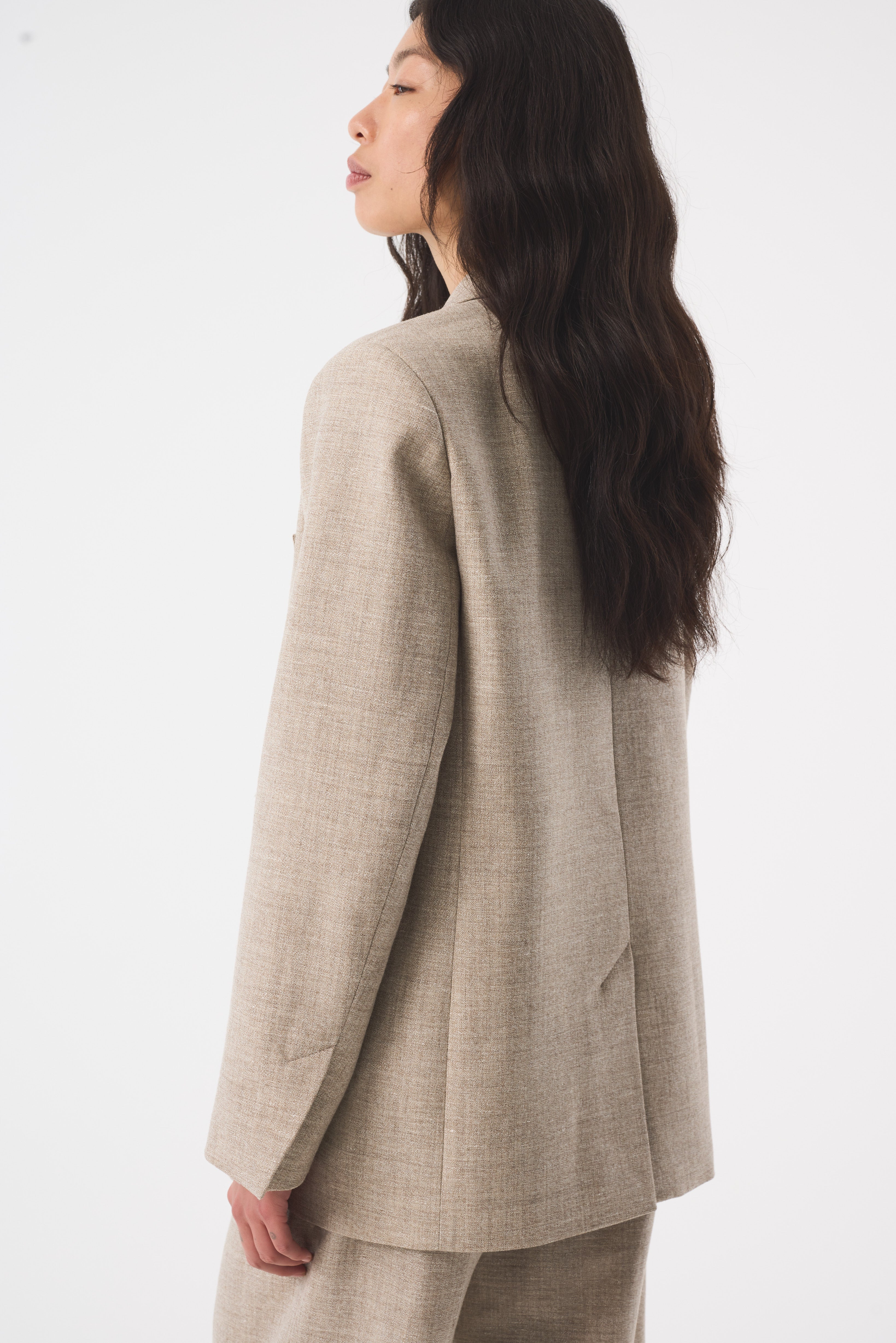 NOOR GREY UNDYED JACKET