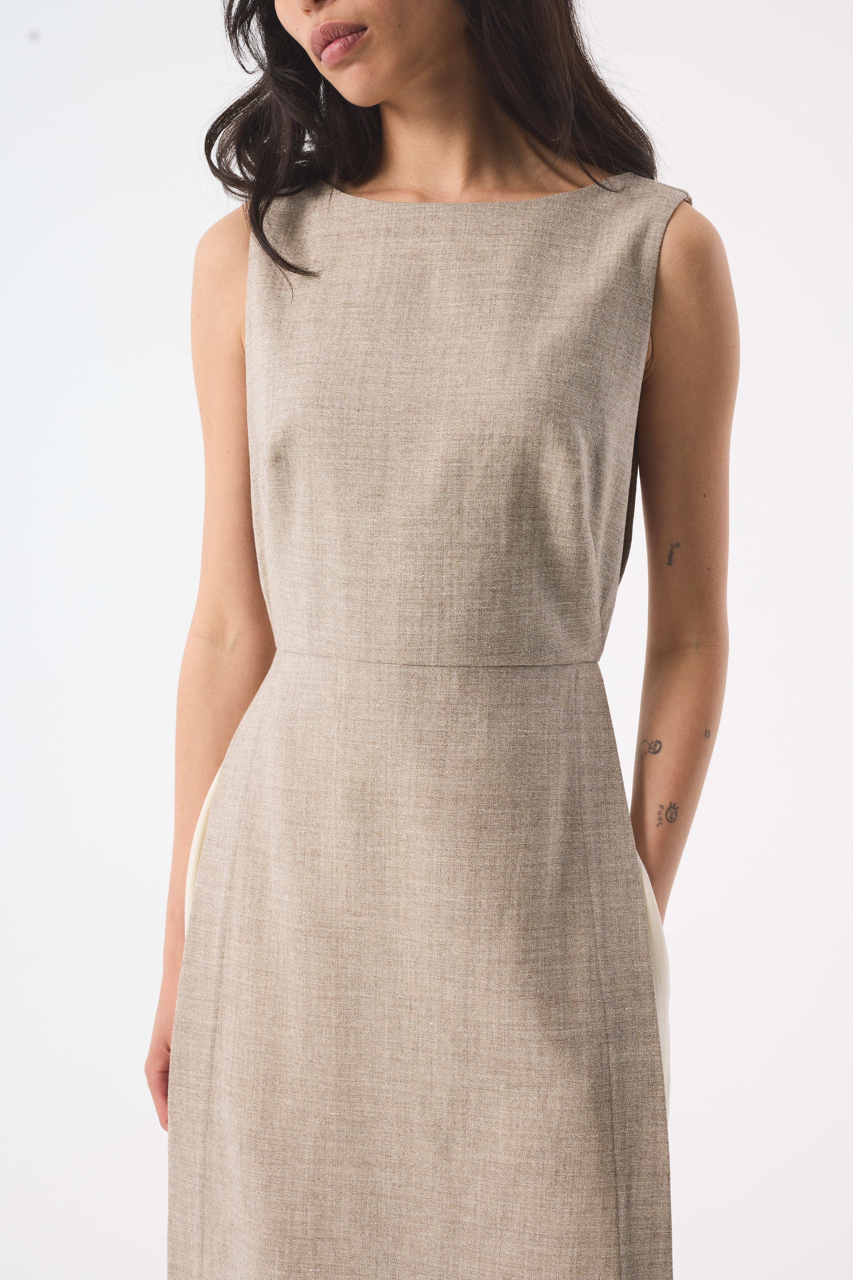 TESSA GREY UNDYED TOP