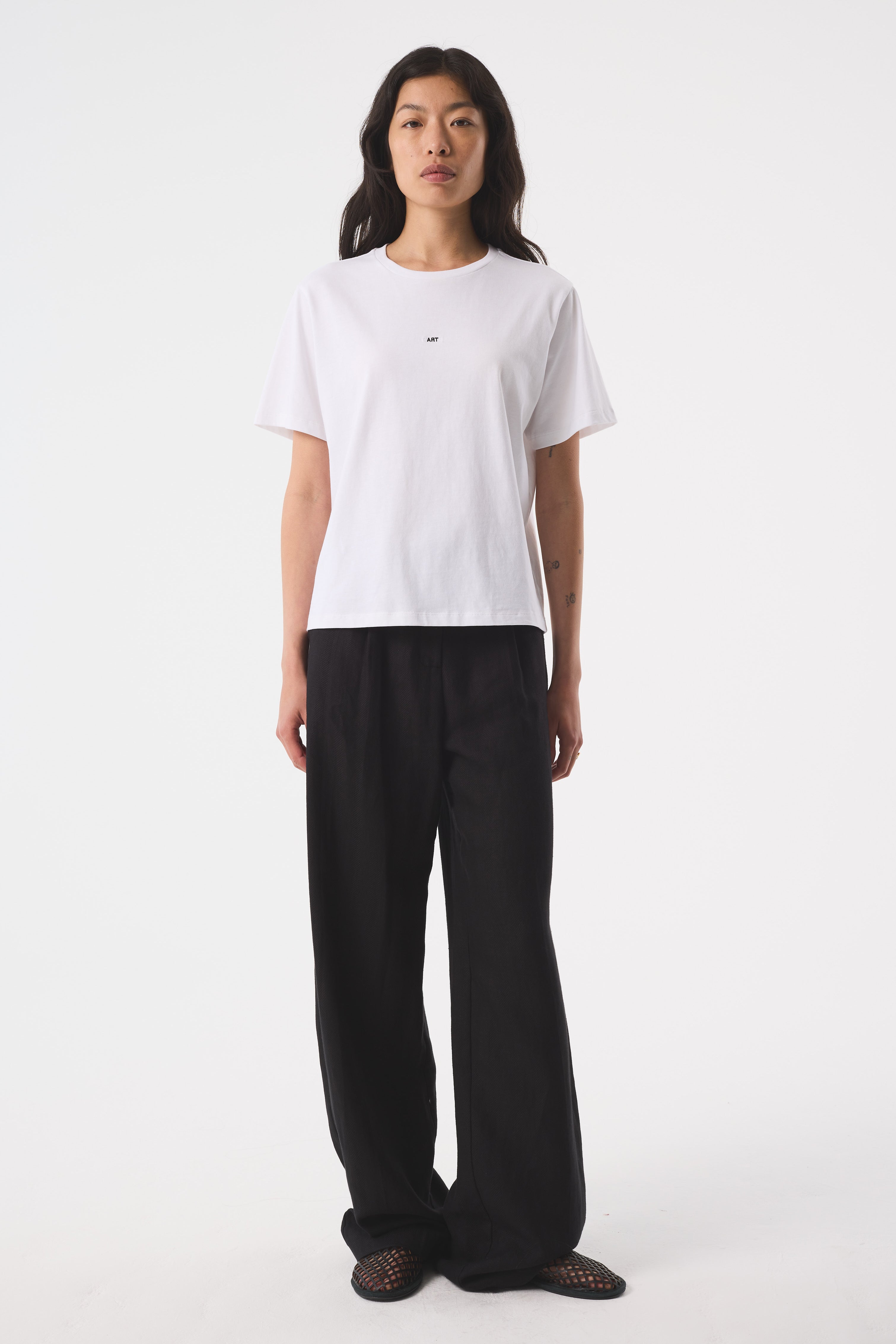 ADRIA 'EARTH' WHITE T-SHIRT