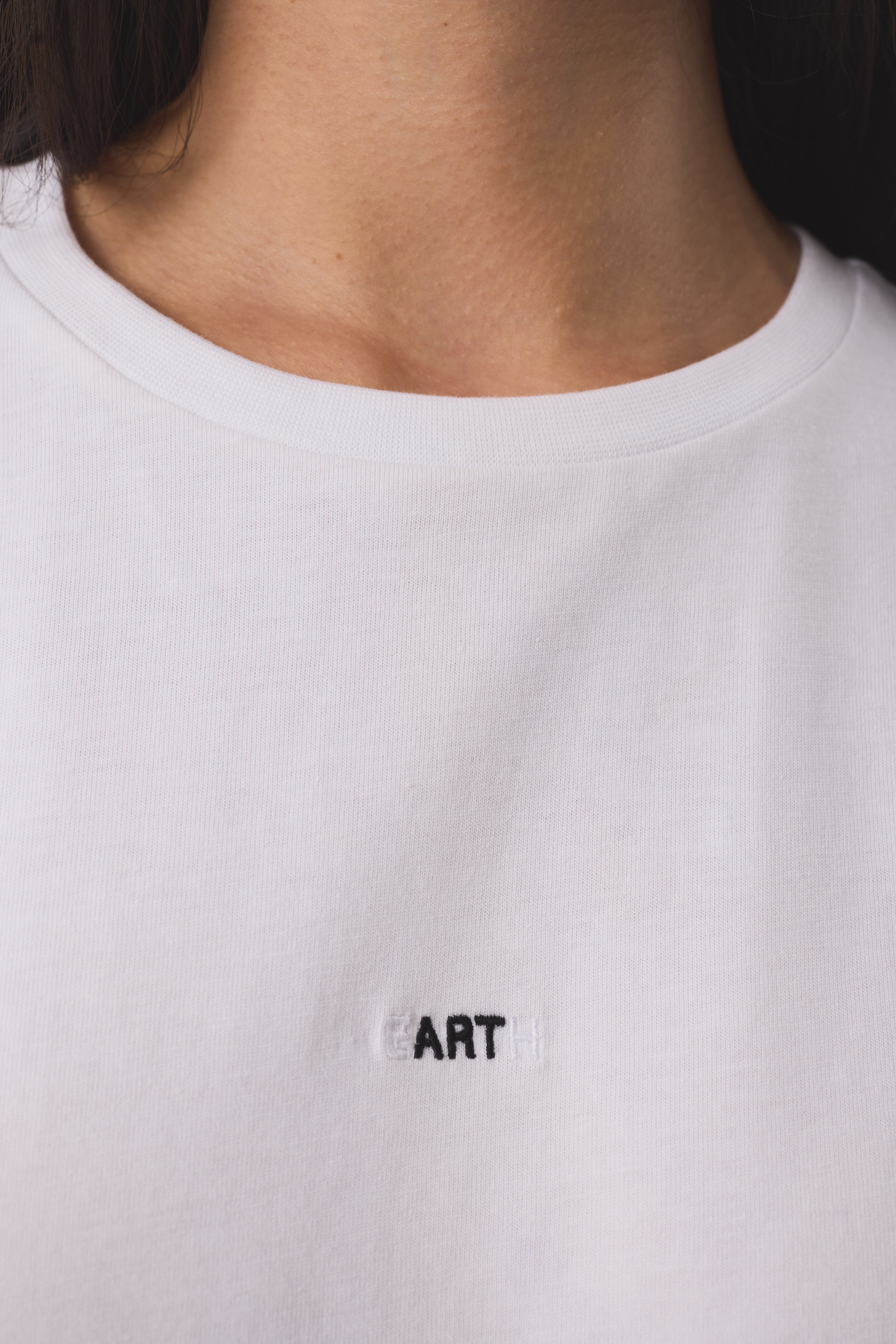 ADRIA 'EARTH' WHITE T-SHIRT
