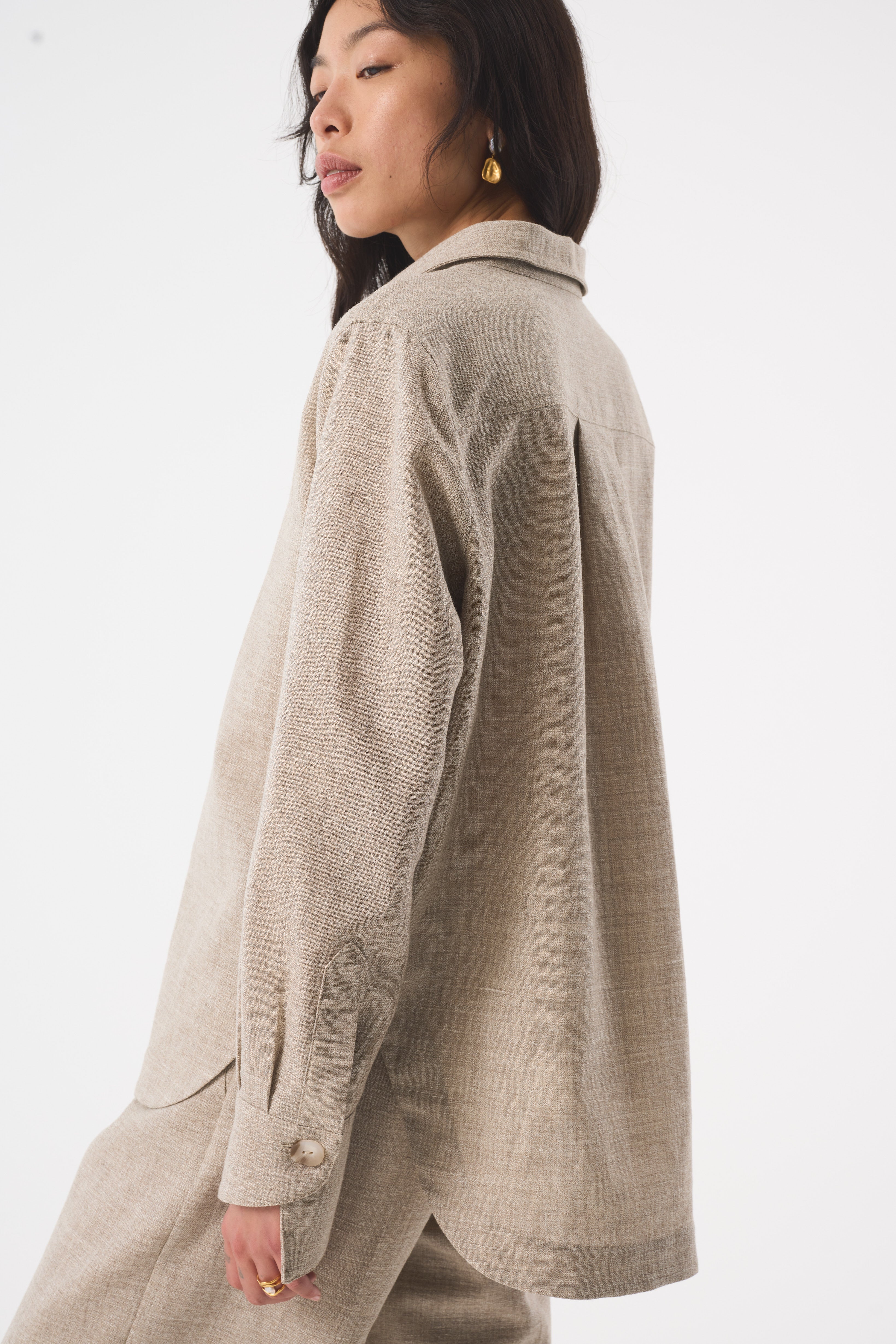 FABLE GREY UNDYED SHIRT