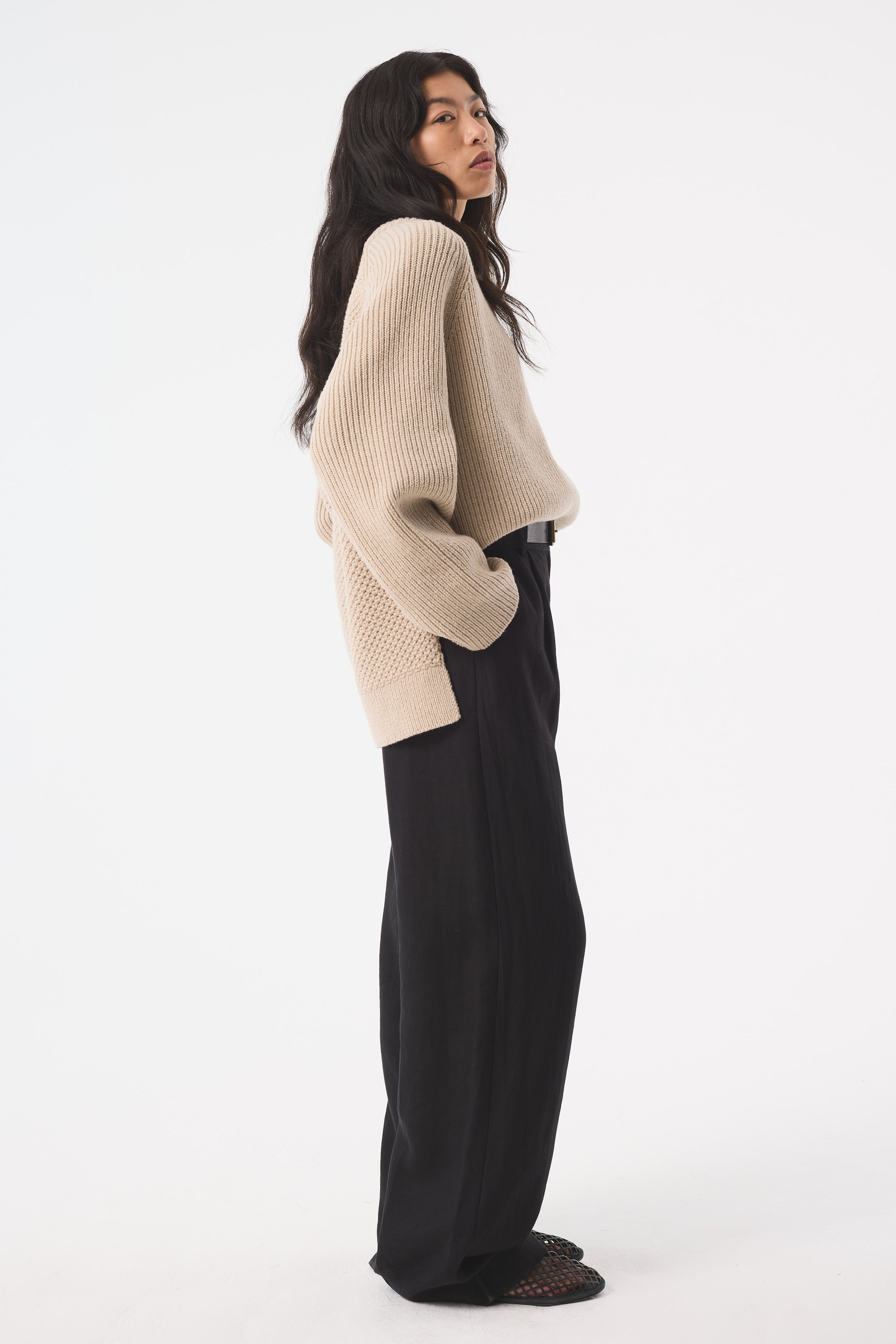 PERLA BLACK TROUSERS