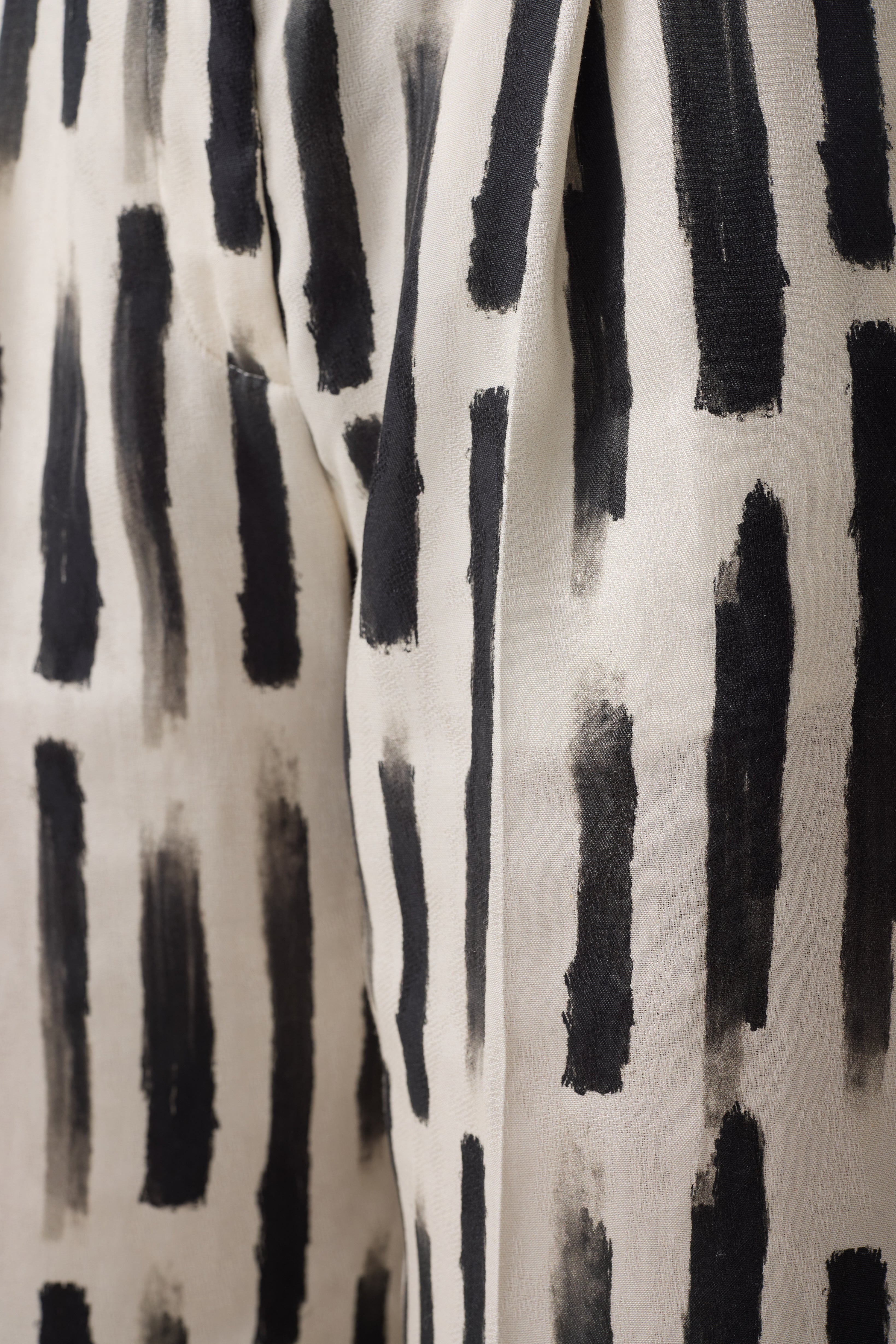 PERLA BRUSH STROKE PRINT TROUSERS