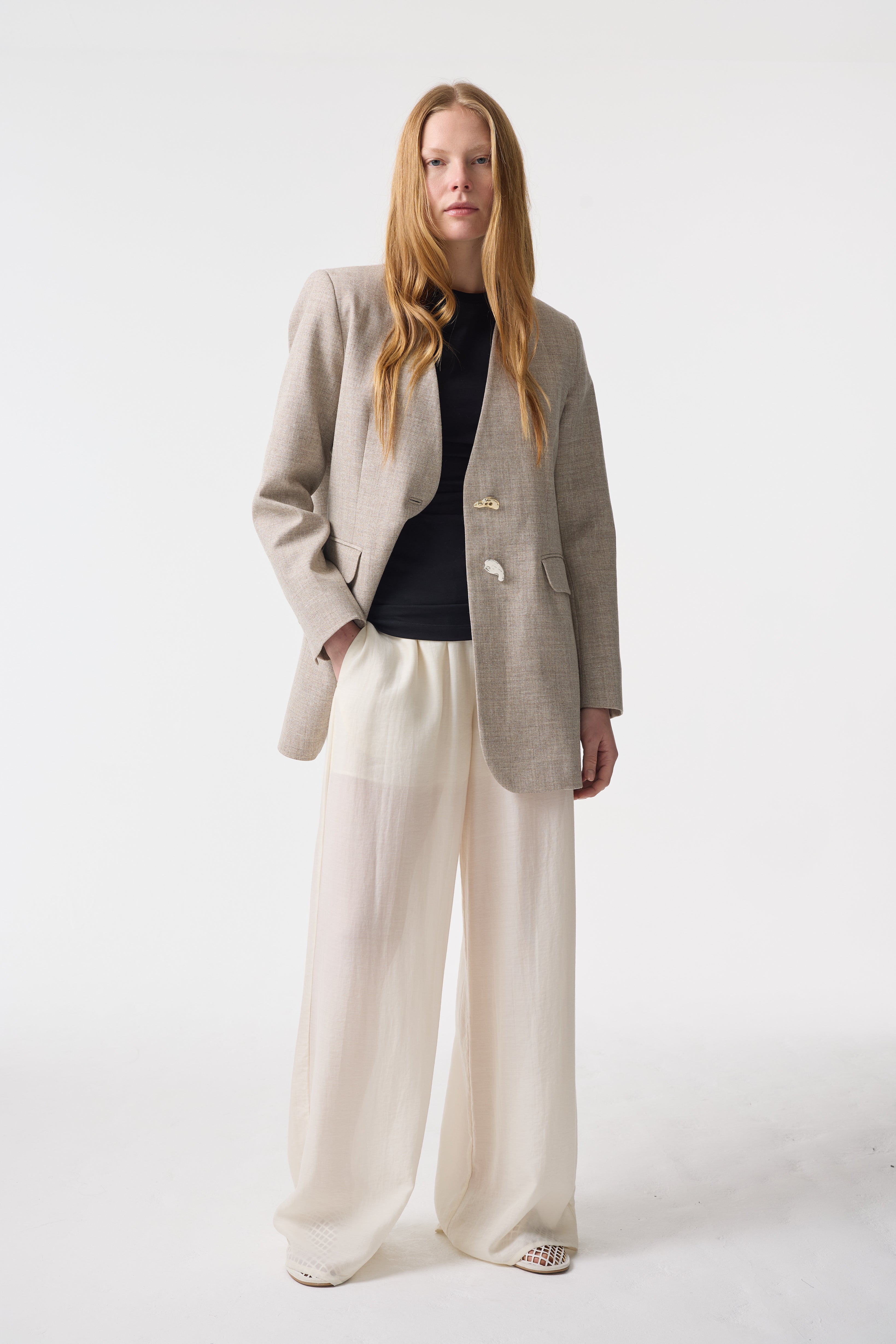 HAZEL GREY UNDYED JACKET