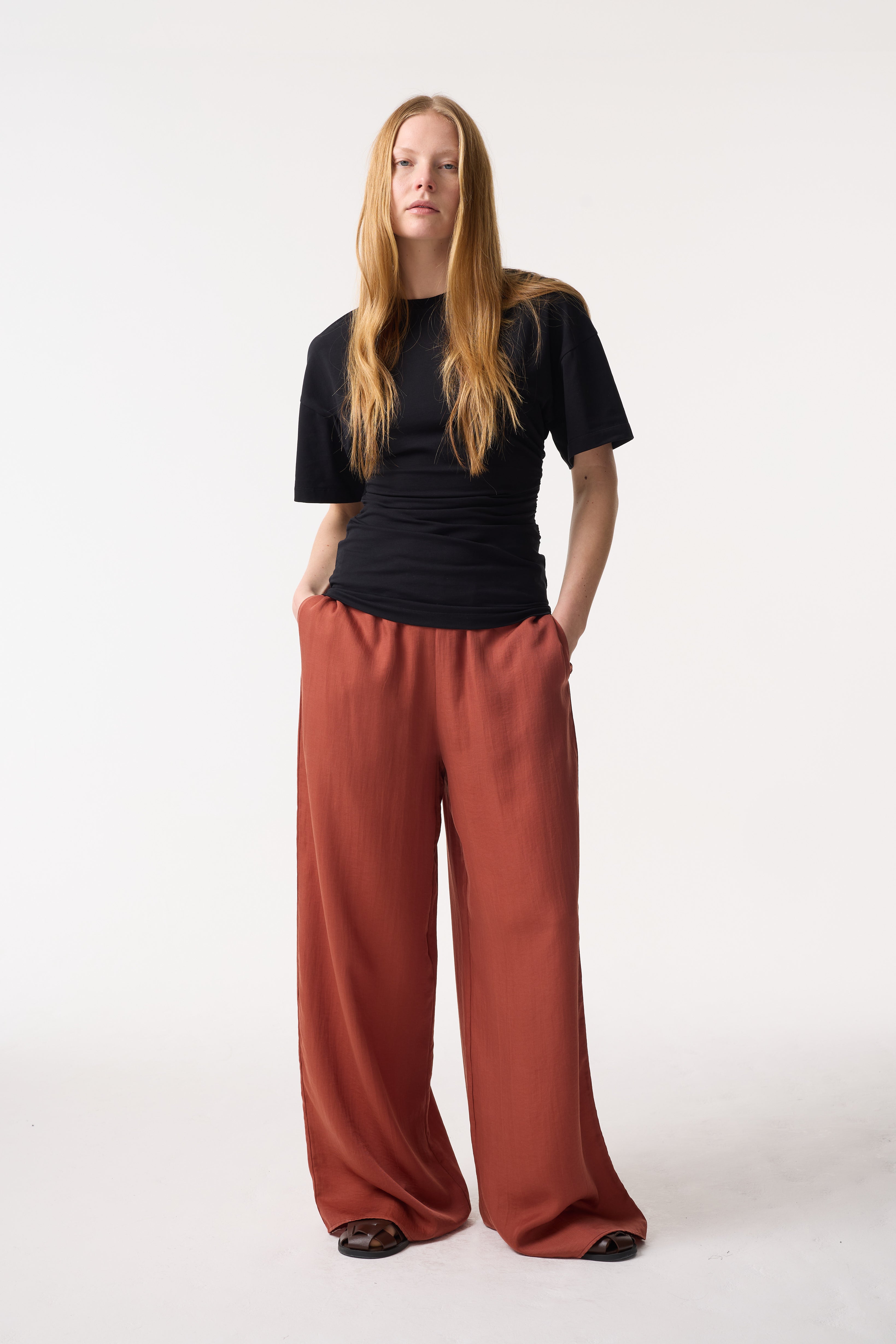 TEAGAN TERRACOTTA TROUSERS