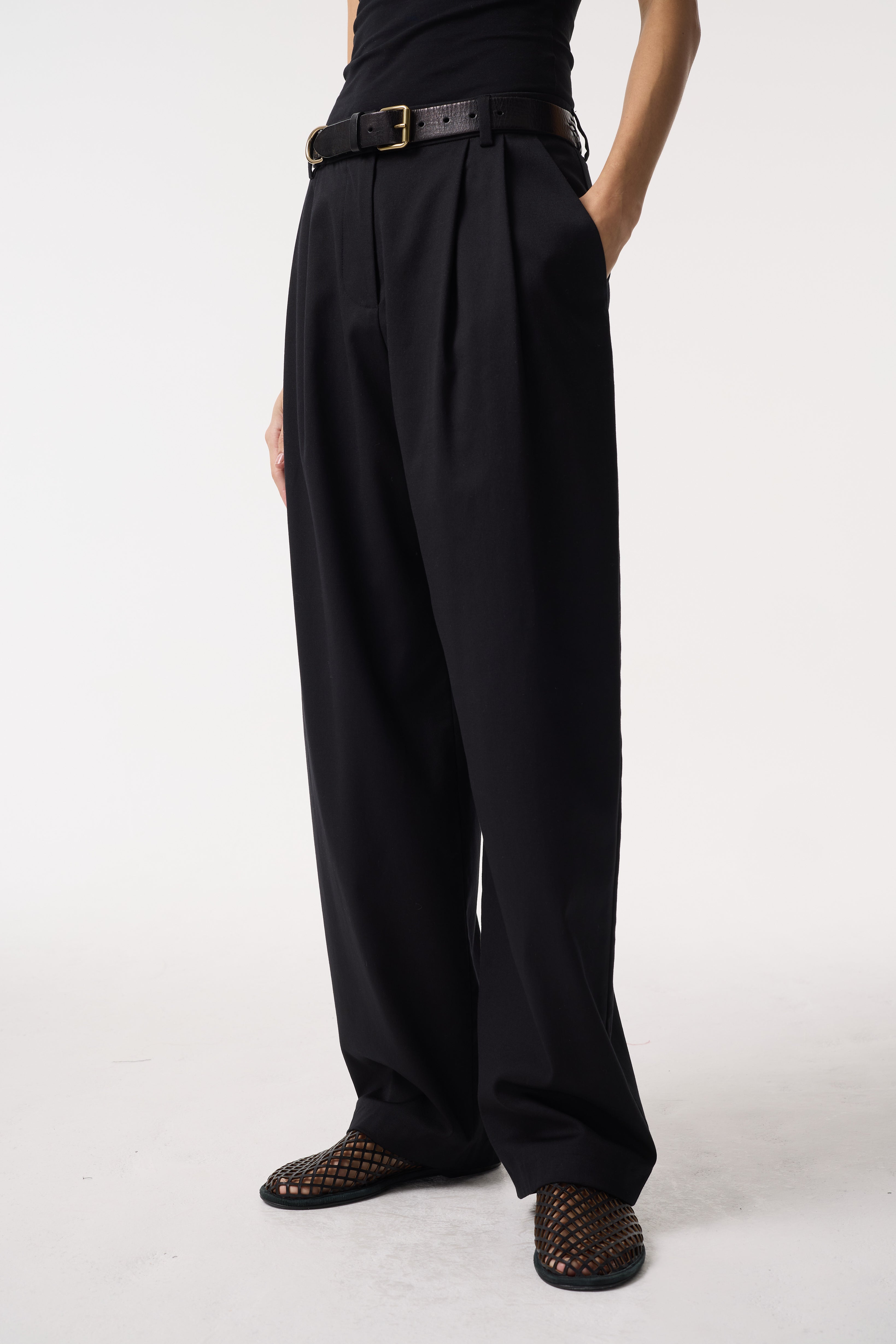 CHIARA BLACK TROUSERS