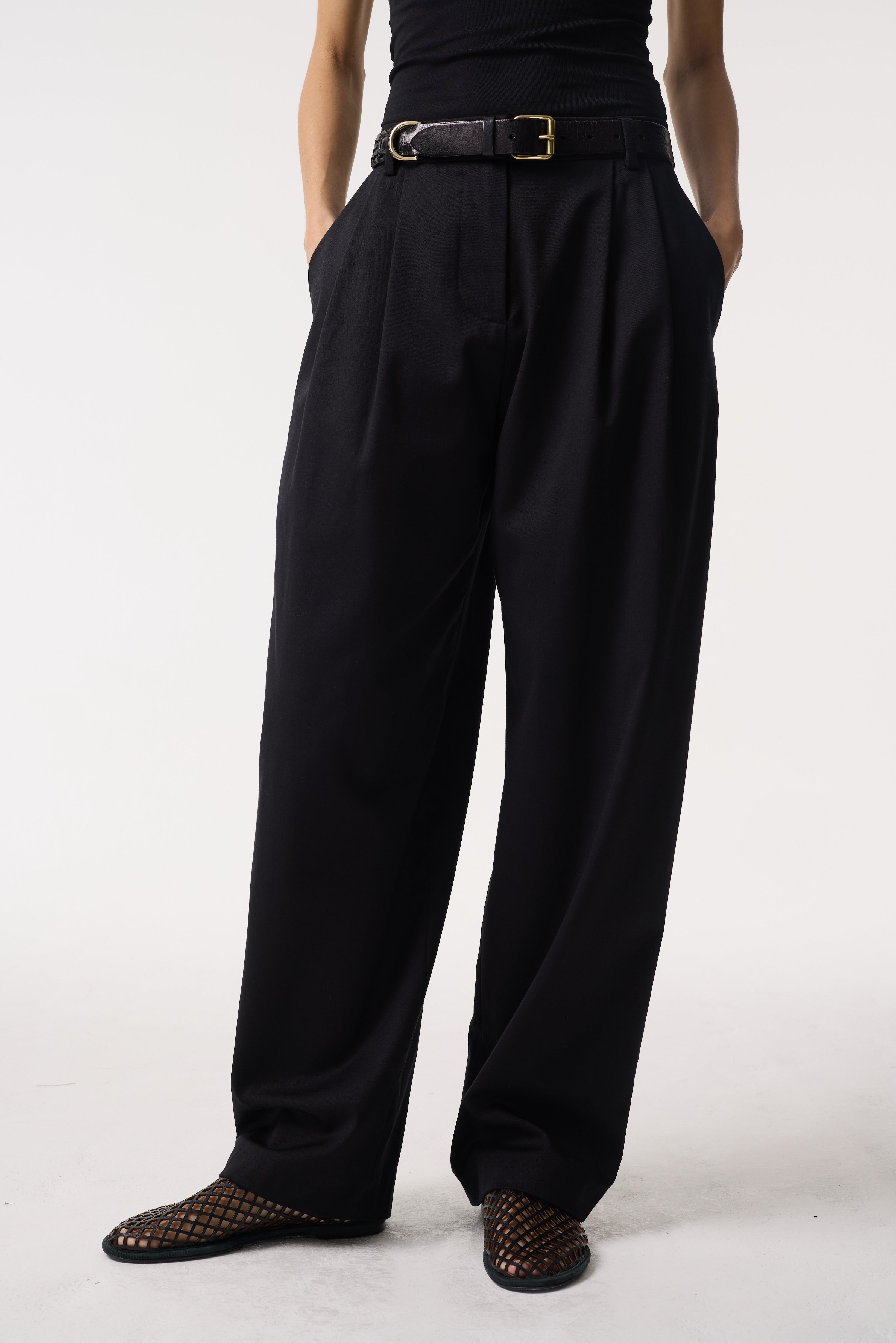 CHIARA BLACK TROUSERS