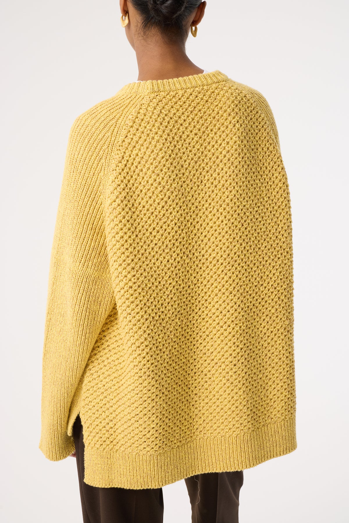 AMARA YELLOW/BROWN MARL JUMPER
