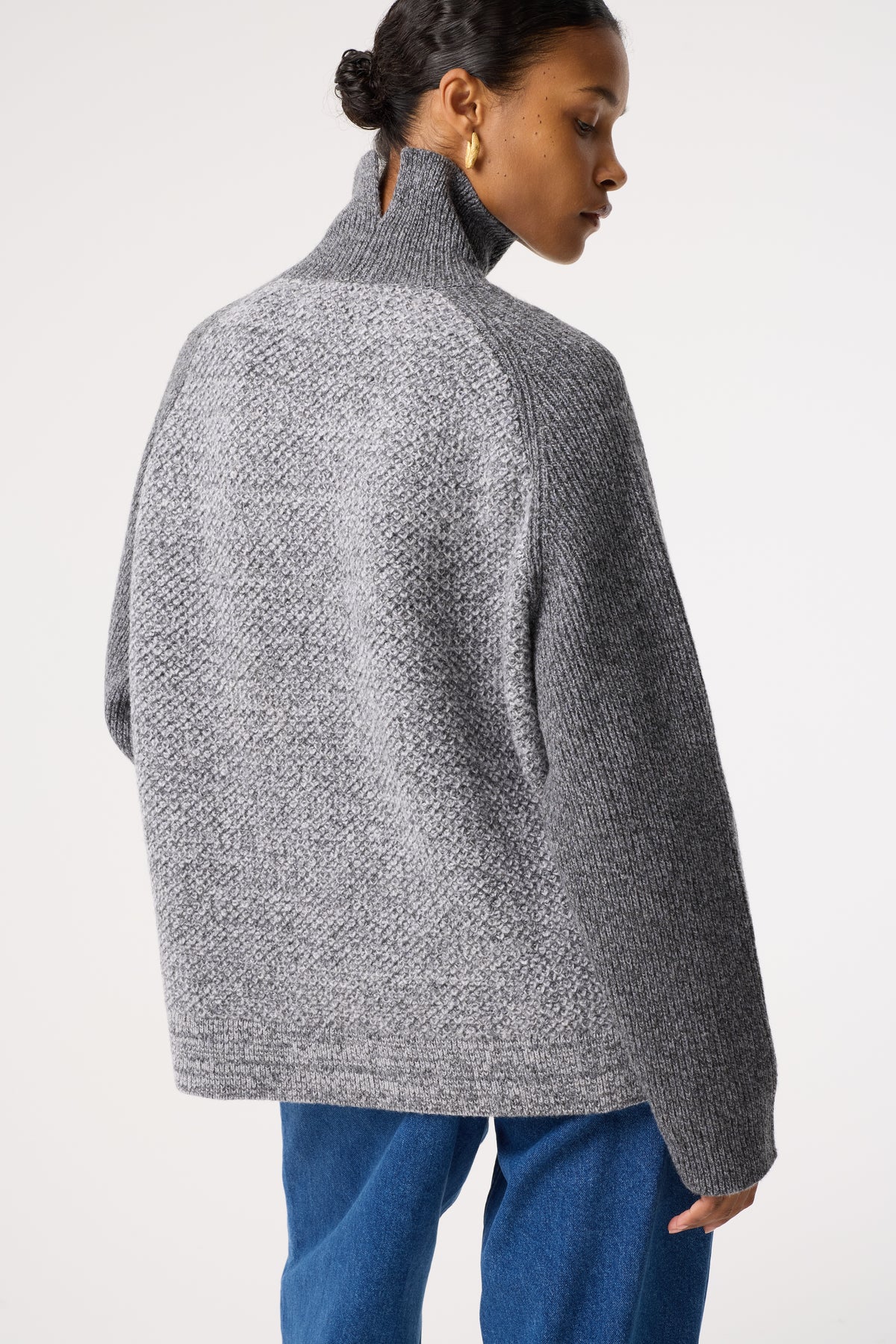 CHAYA GREY MARL JUMPER