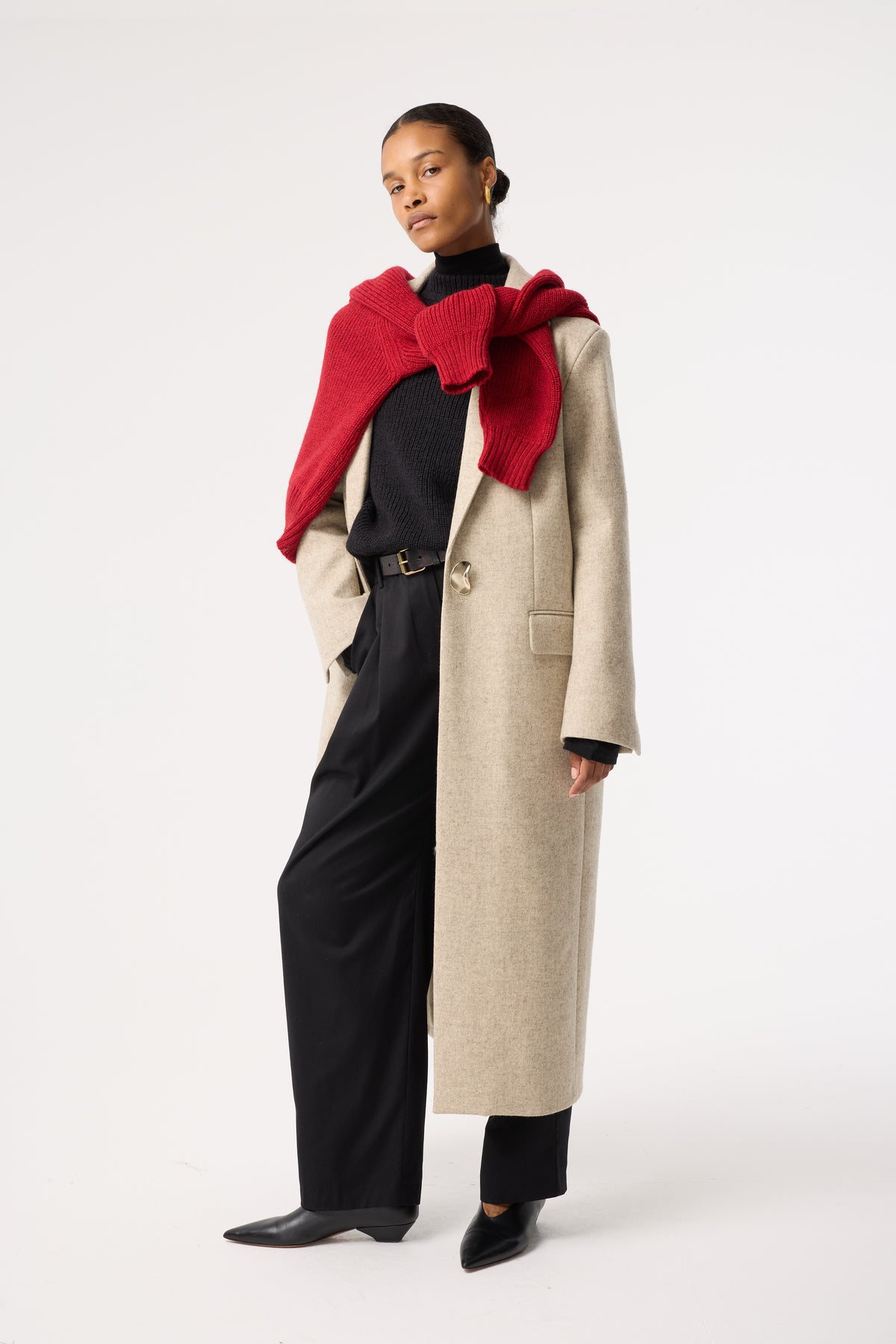 DITA NATURAL UNDYED COAT