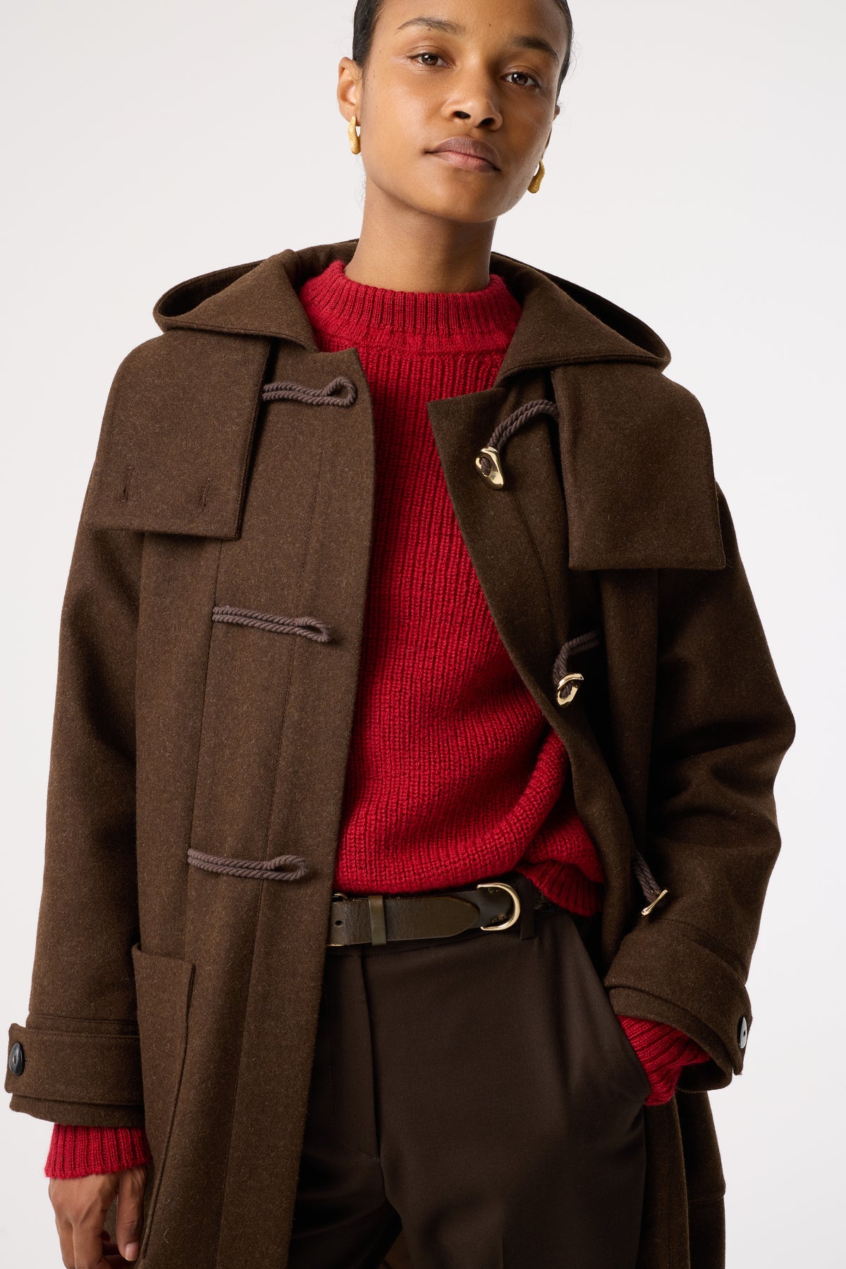 JAYNE NATURAL BROWN COAT