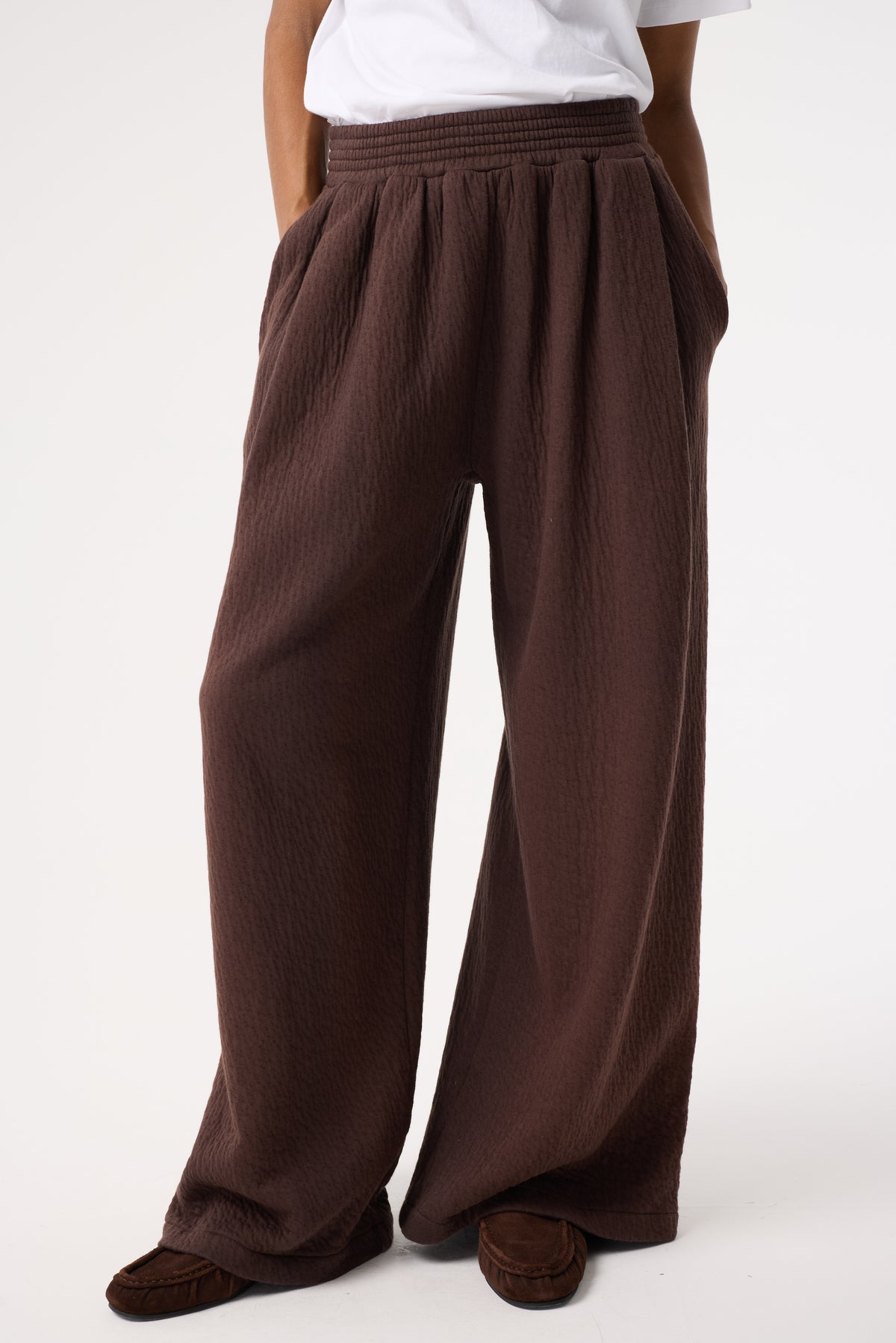 SAVANE CHOCOLATE BROWN TROUSERS