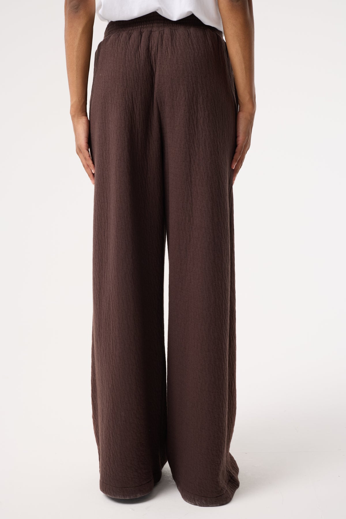 SAVANE CHOCOLATE BROWN TROUSERS