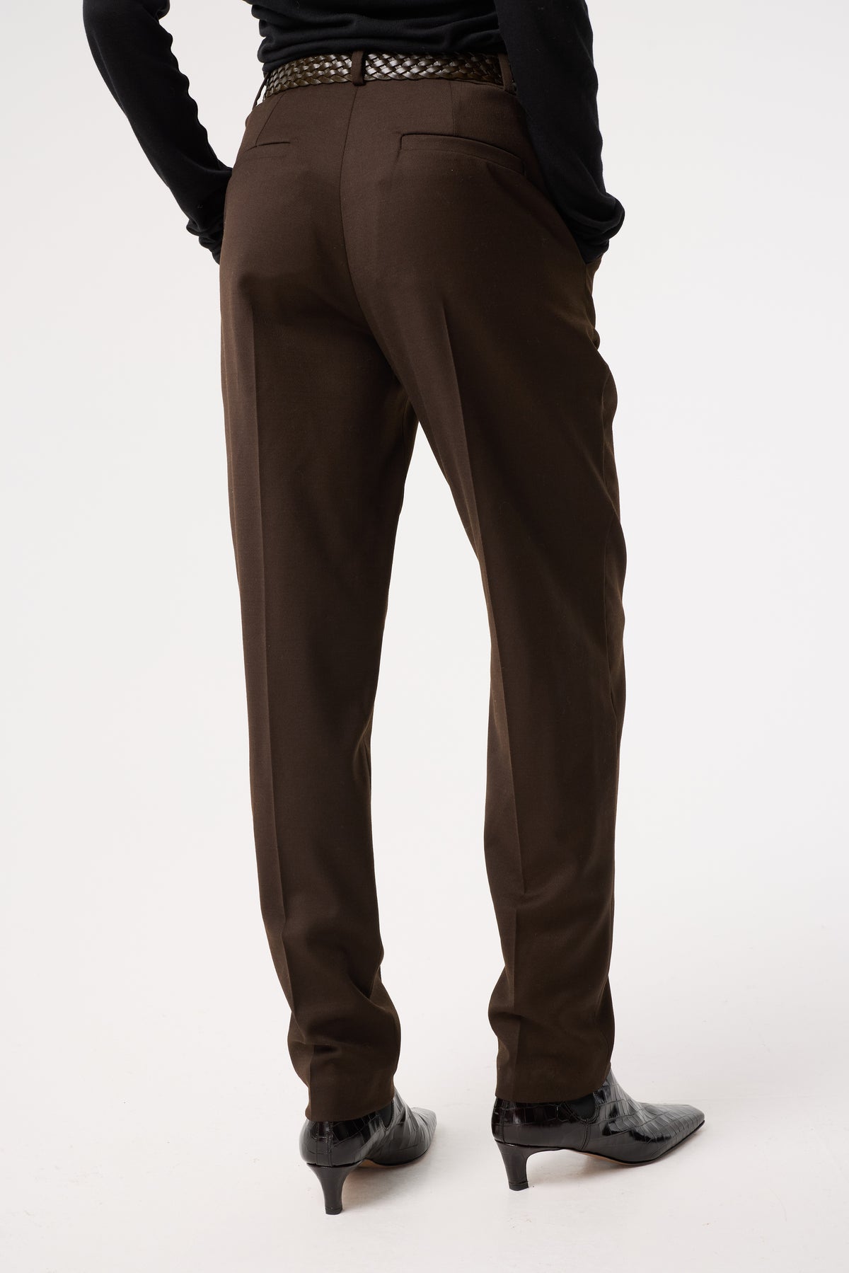 WILLOW DARK BROWN TROUSERS
