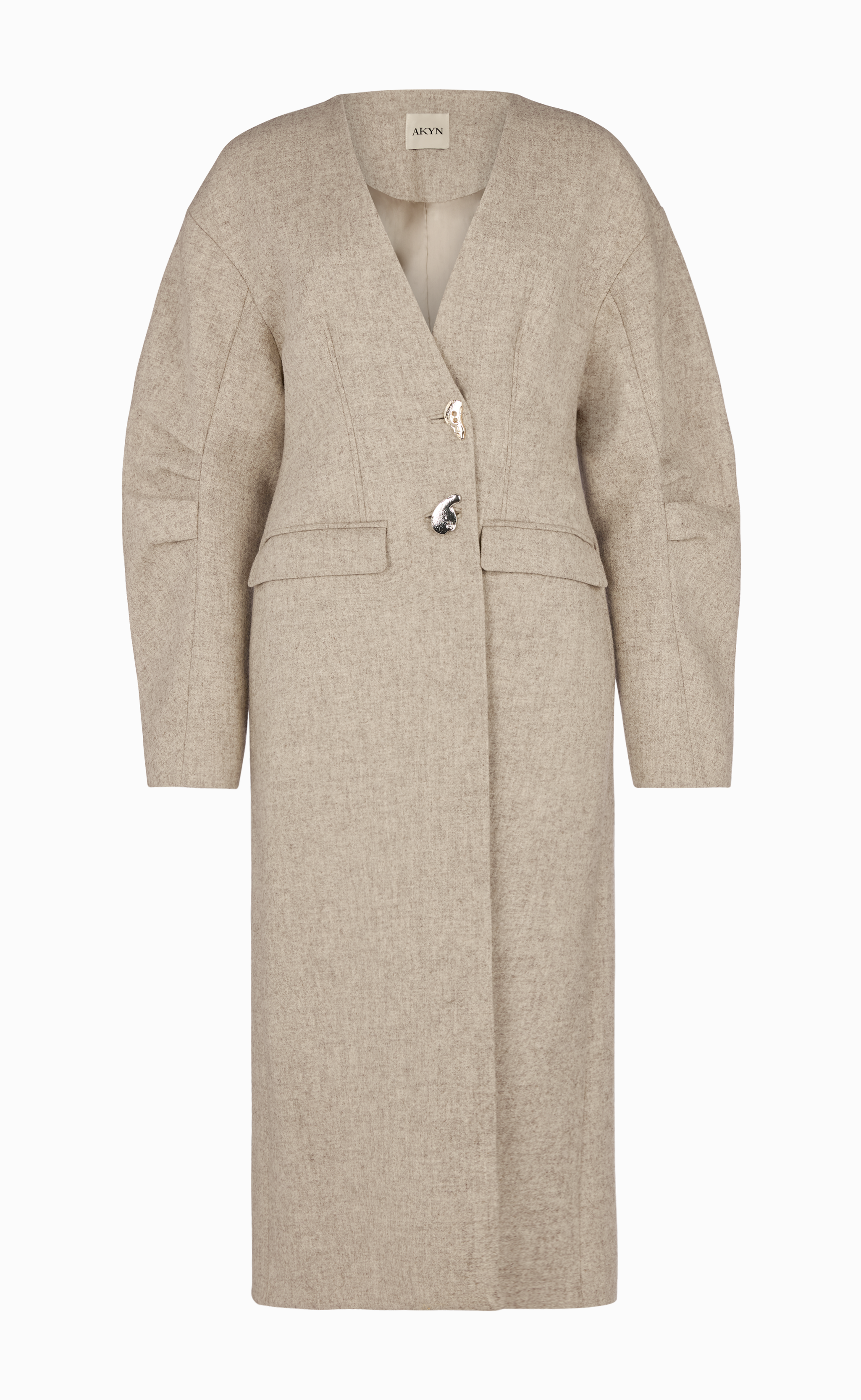 RILEY NATURAL UNDYED COAT