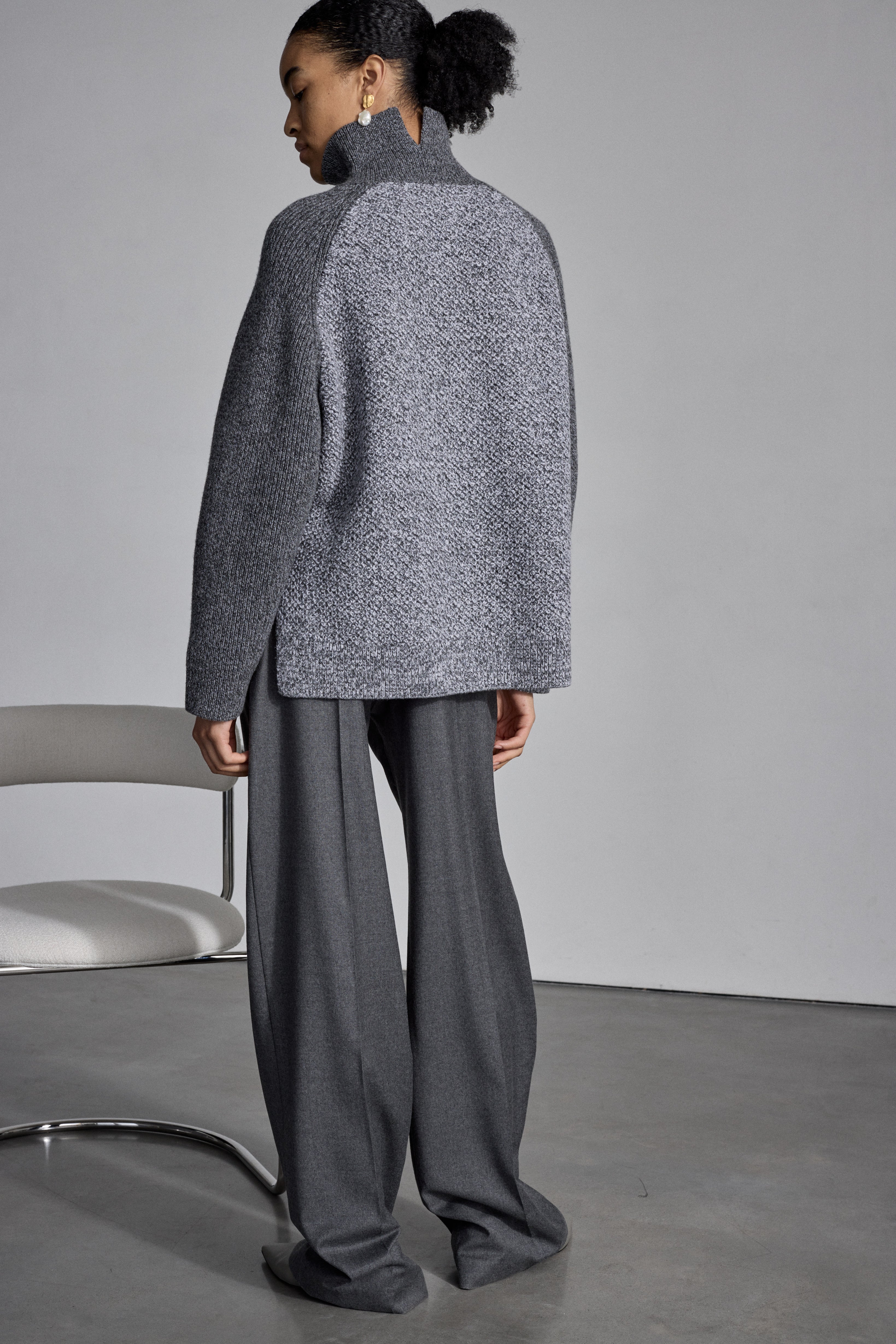 CHAYA GREY MARL JUMPER