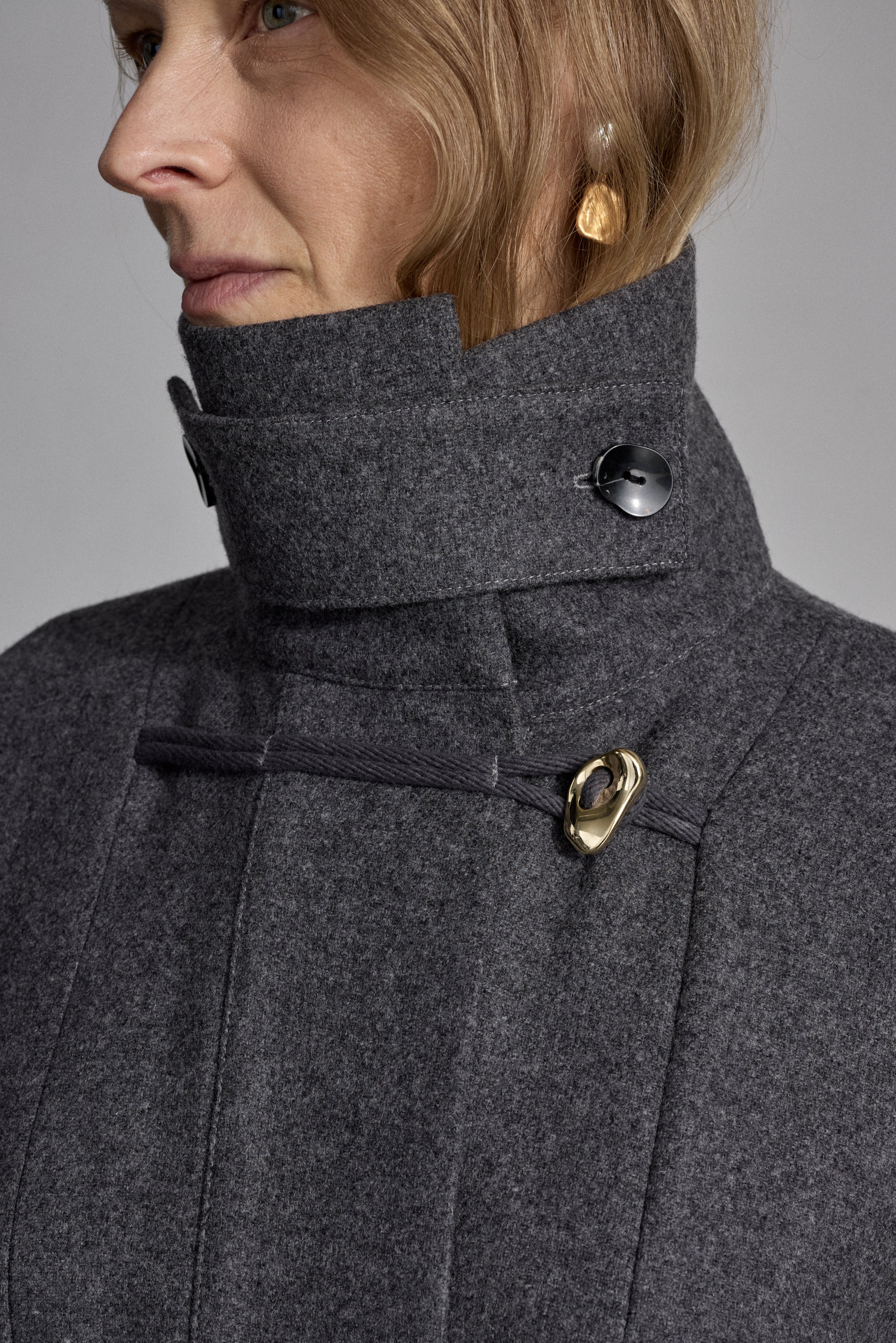 THALIA CHARCOAL GREY COAT