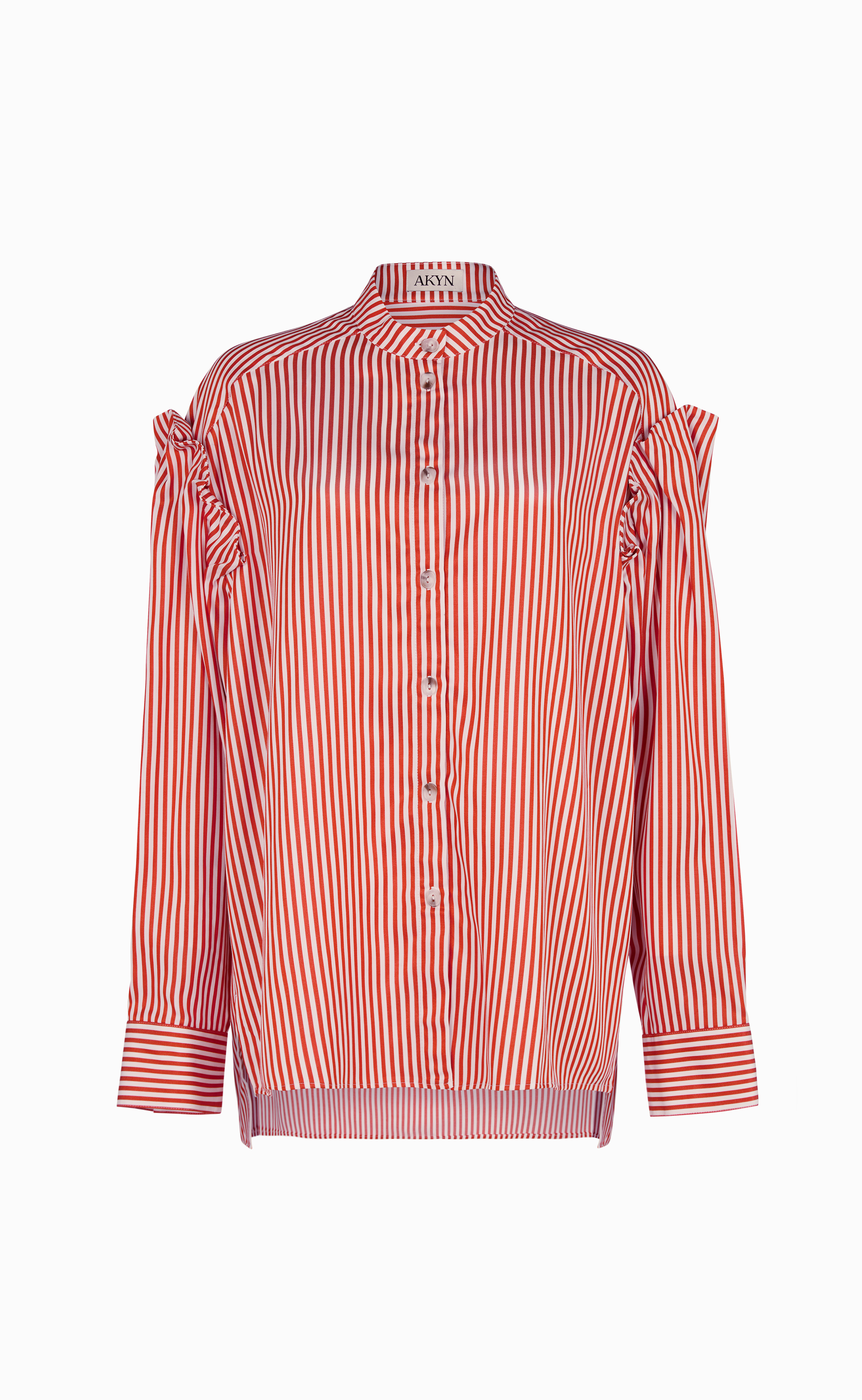 KAIA RED STRIPE SHIRT