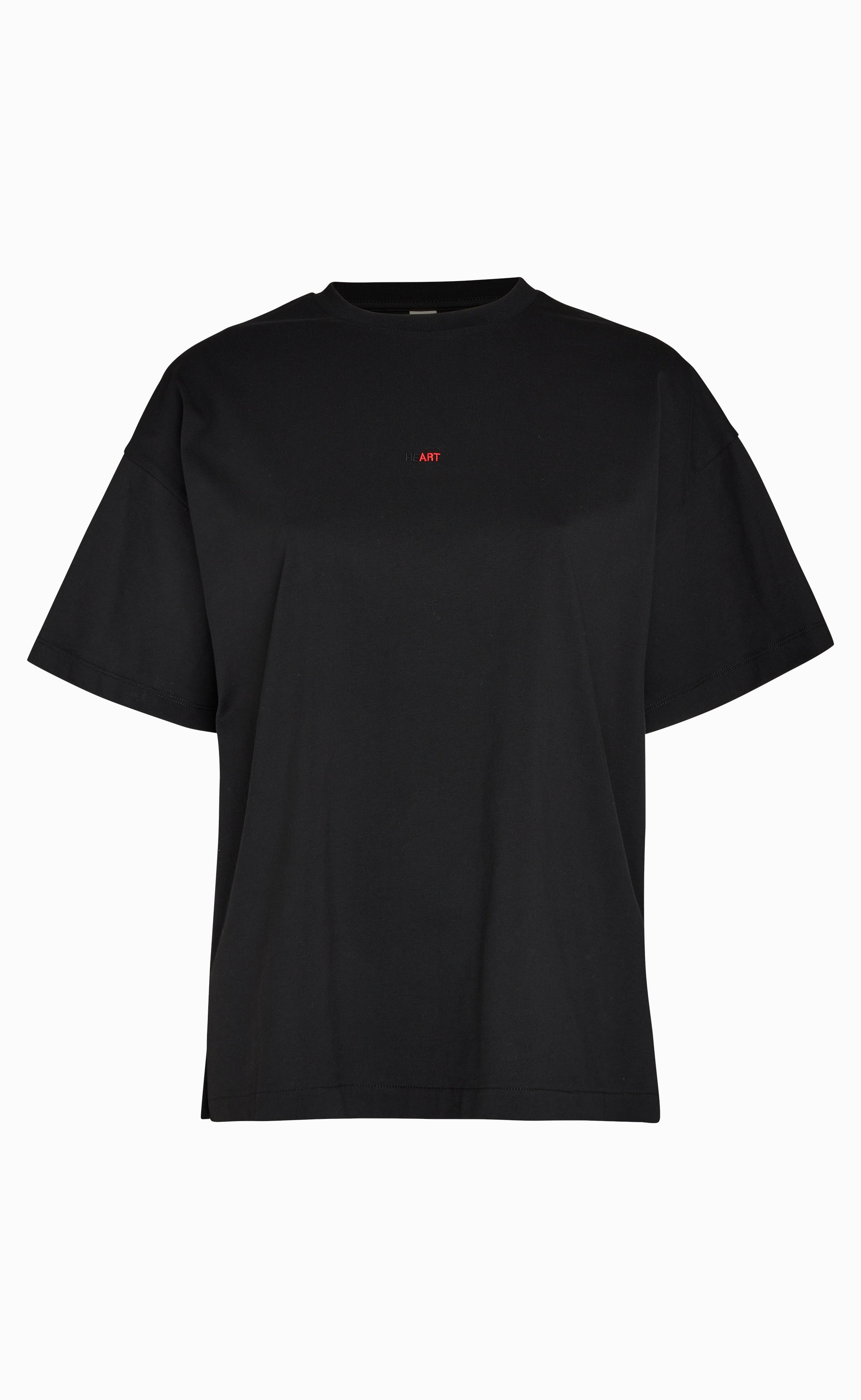 LUCY 'HEART' BLACK T-SHIRT