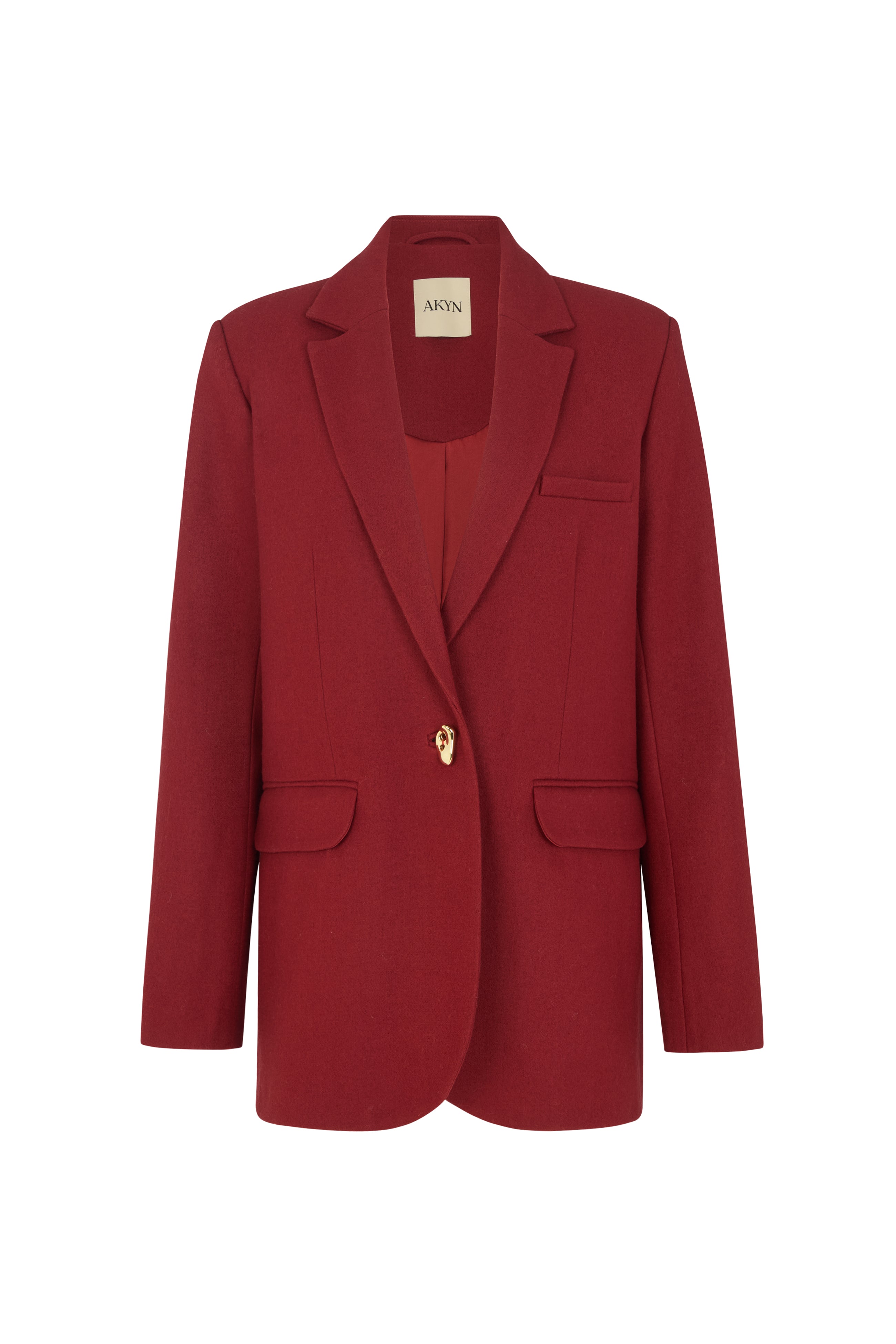 NOOR DEEP RED JACKET