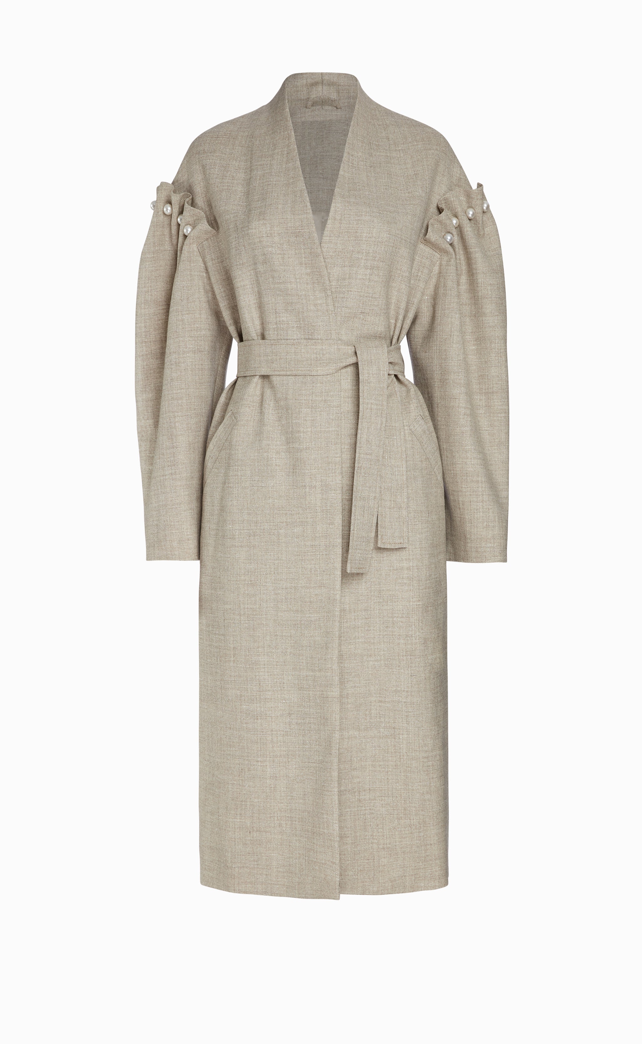 DREE GREY UNDYED COAT