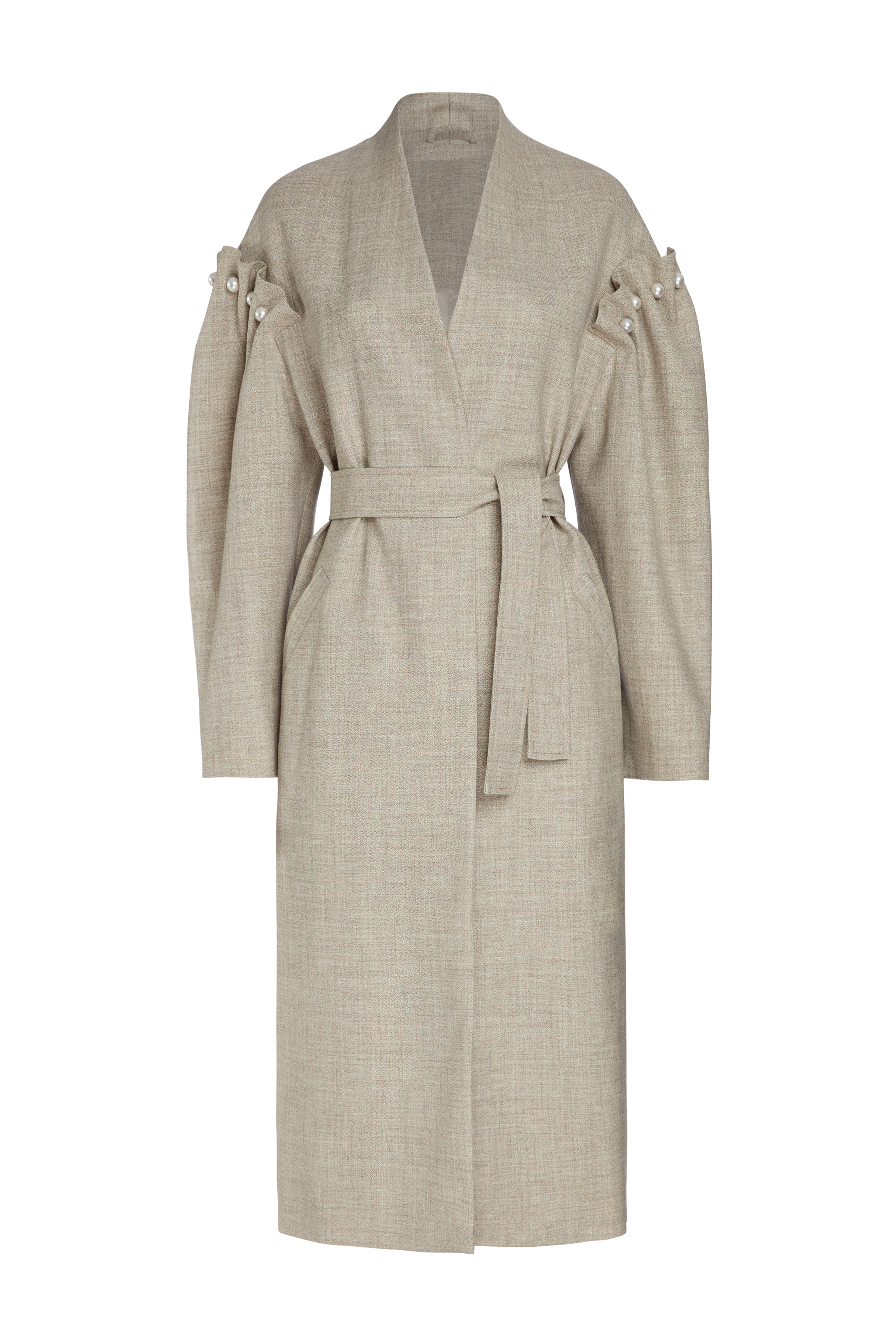 DREE GREY UNDYED COAT