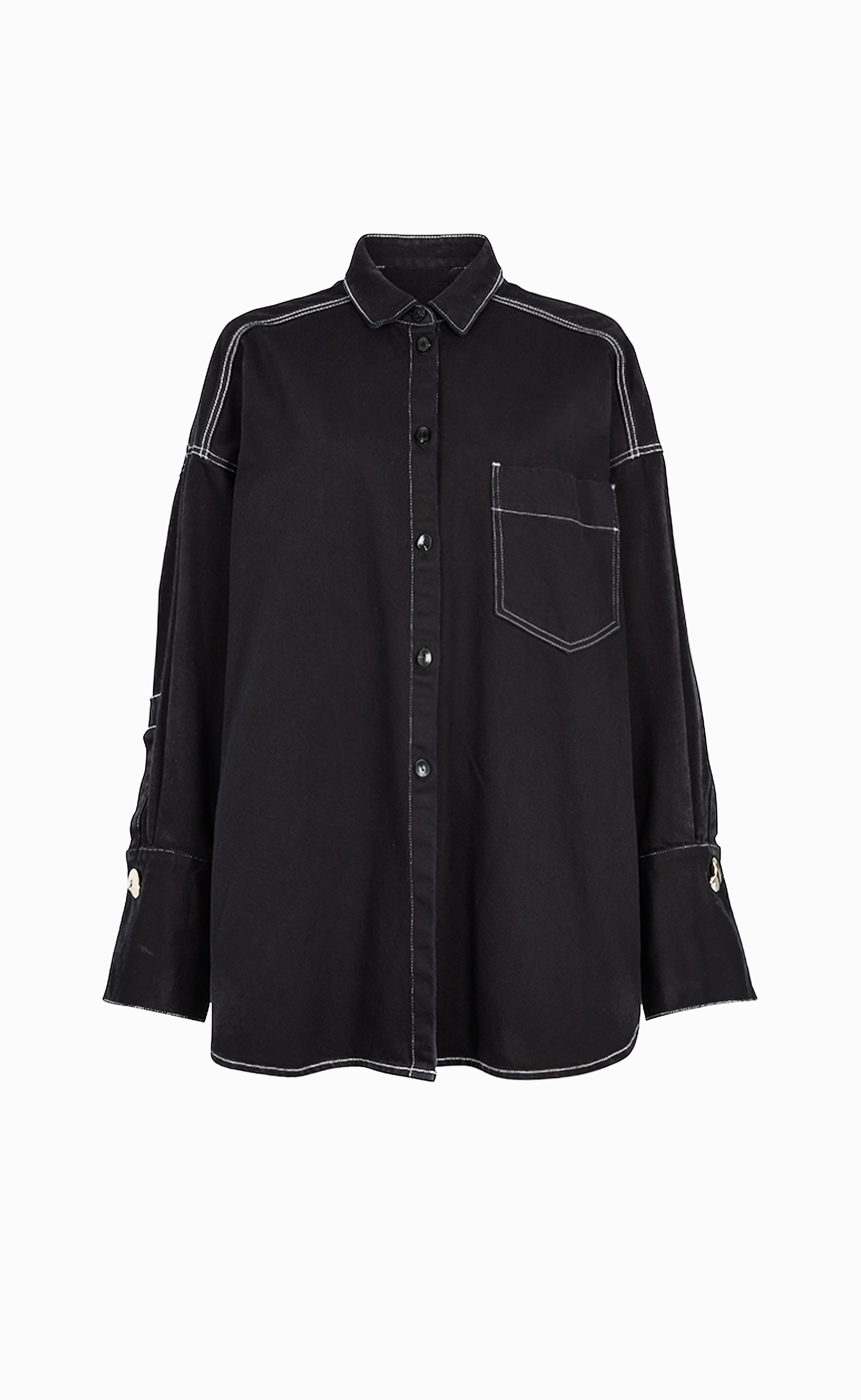 FENELLA BLACK DENIM SHIRT