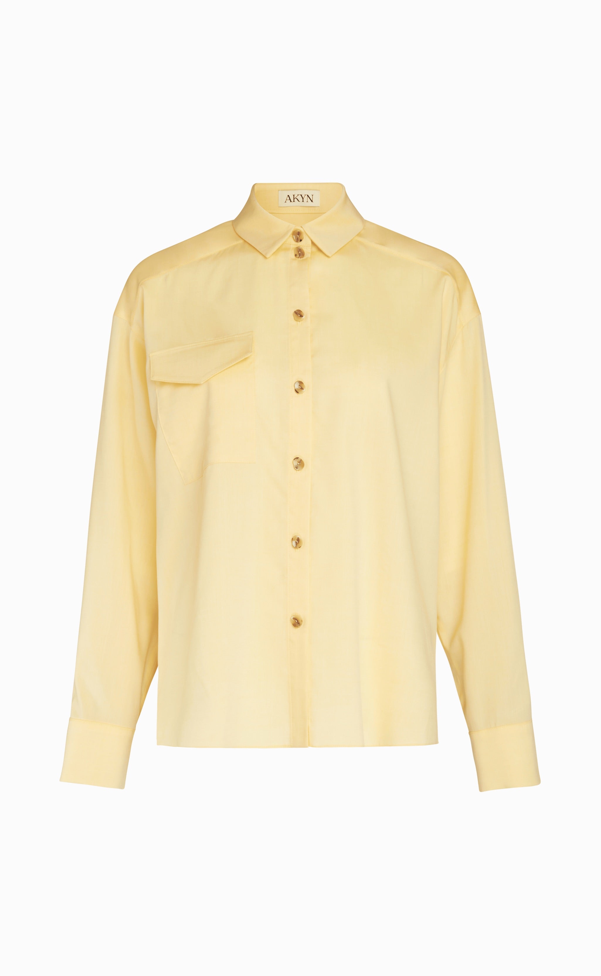 ROBYN BUTTER YELLOW SHIRT