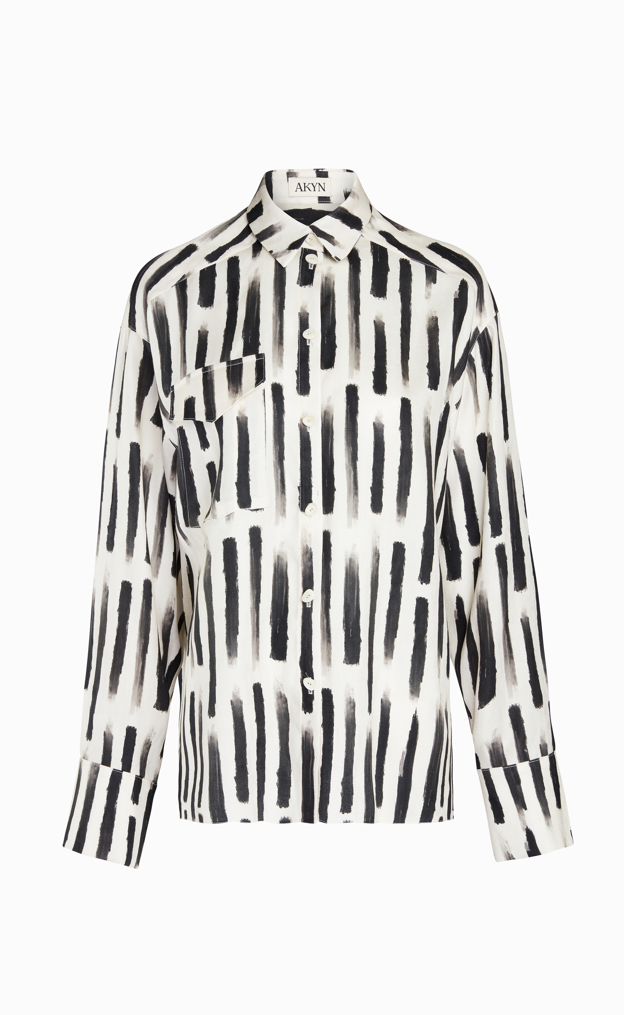 ROBBIE BRUSH STROKE PRINT SHIRT
