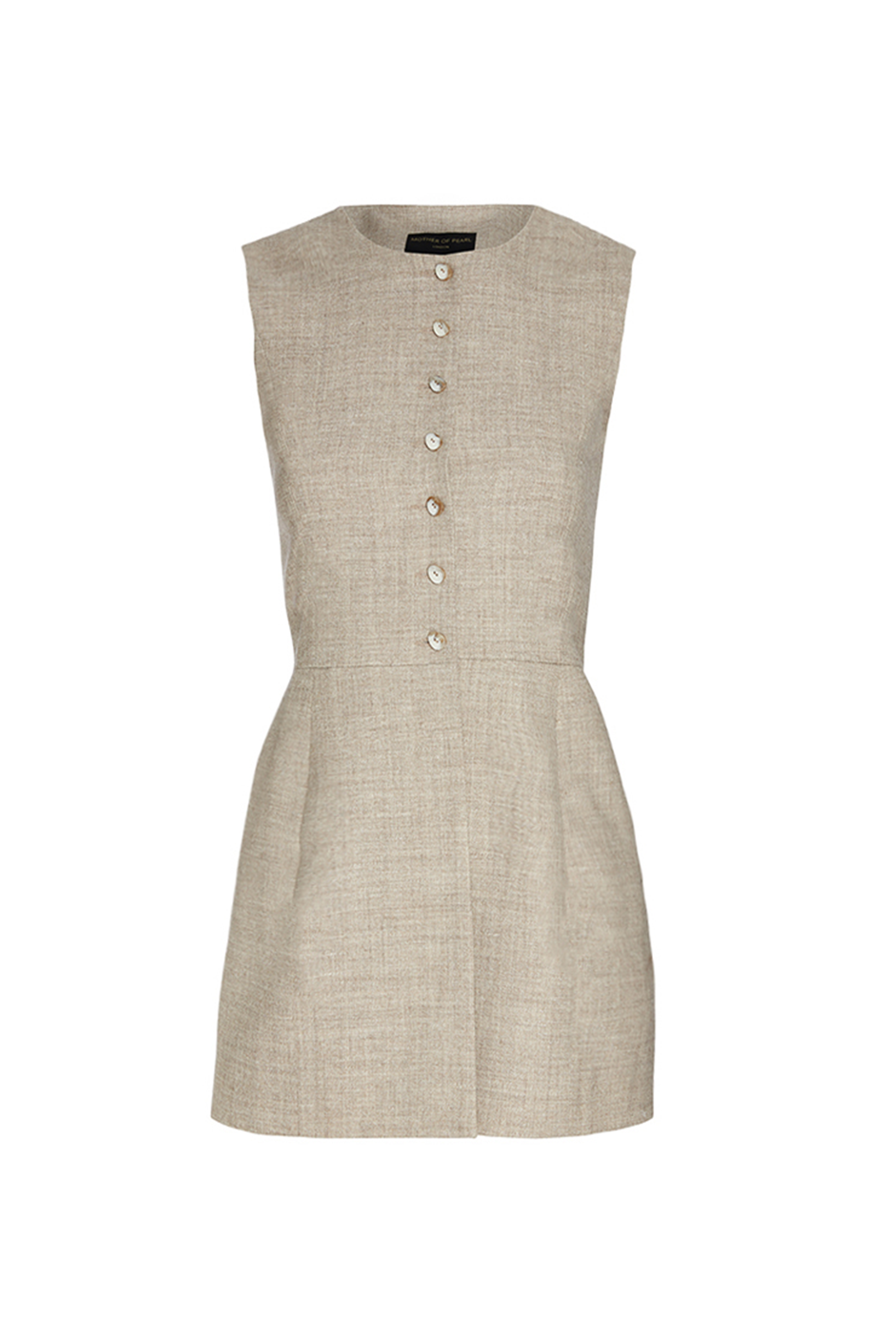 LEIA GREY UNDYED WAISTCOAT