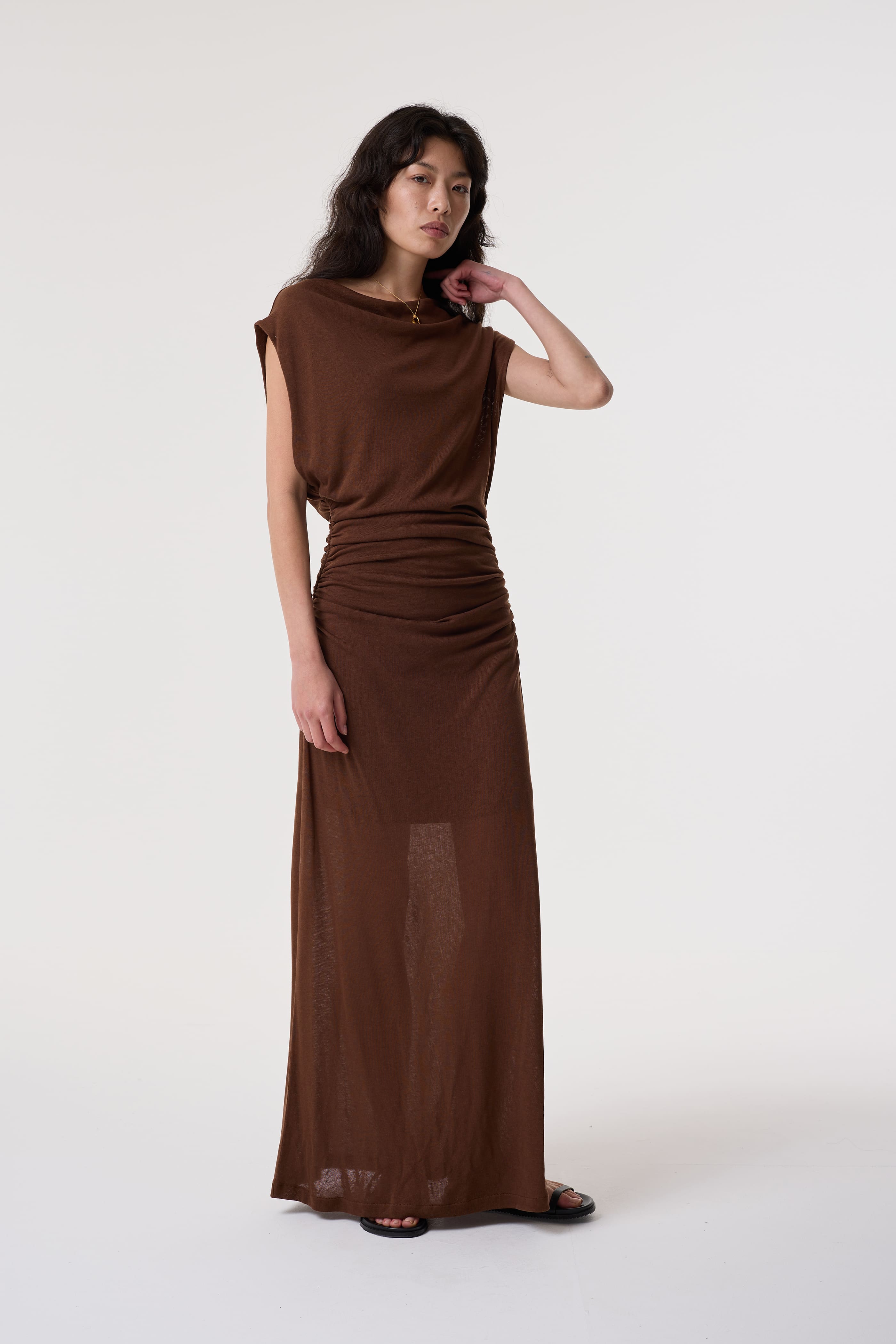 ALINA CHOCOLATE DRESS