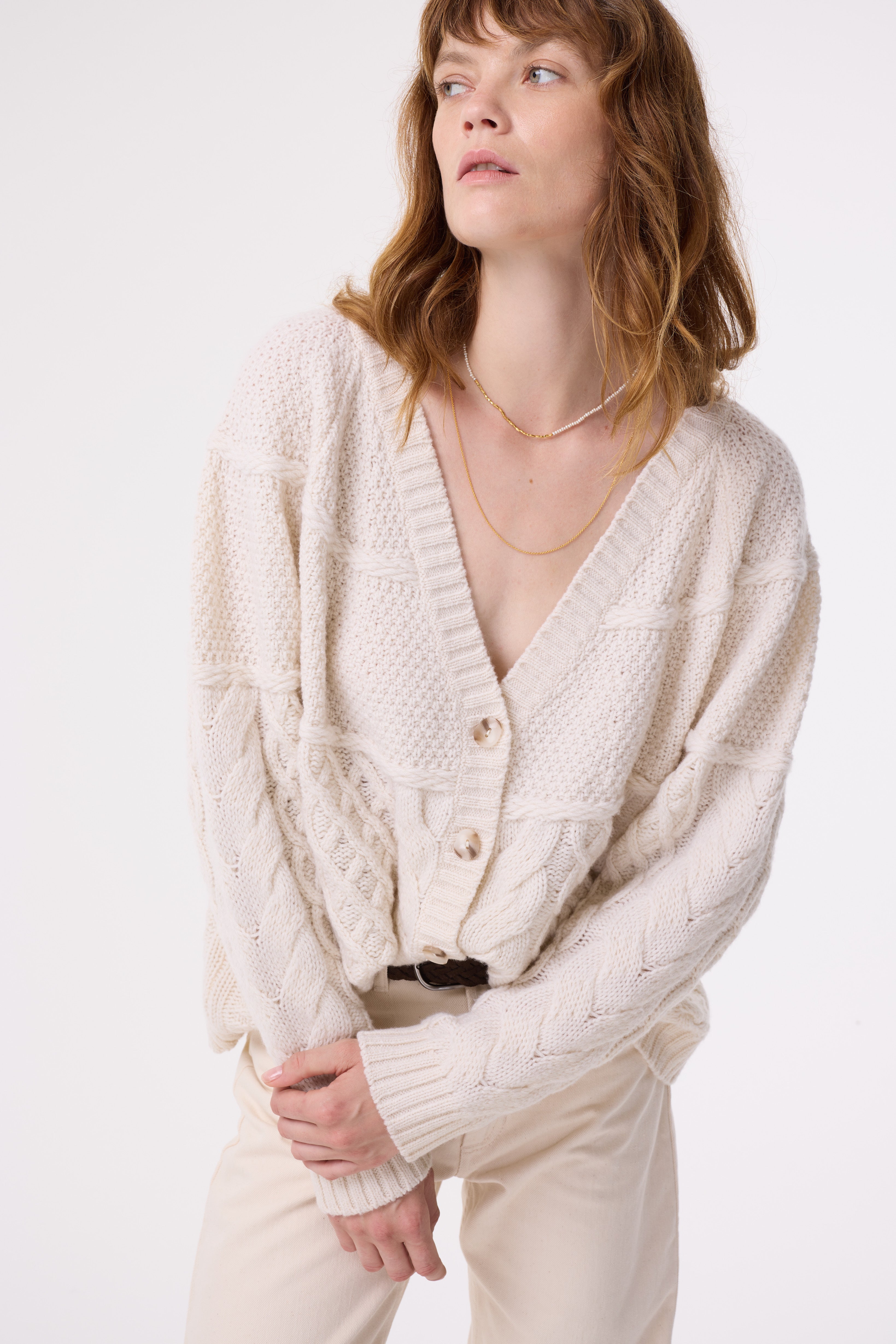 ABIGAIL IVORY CARDIGAN
