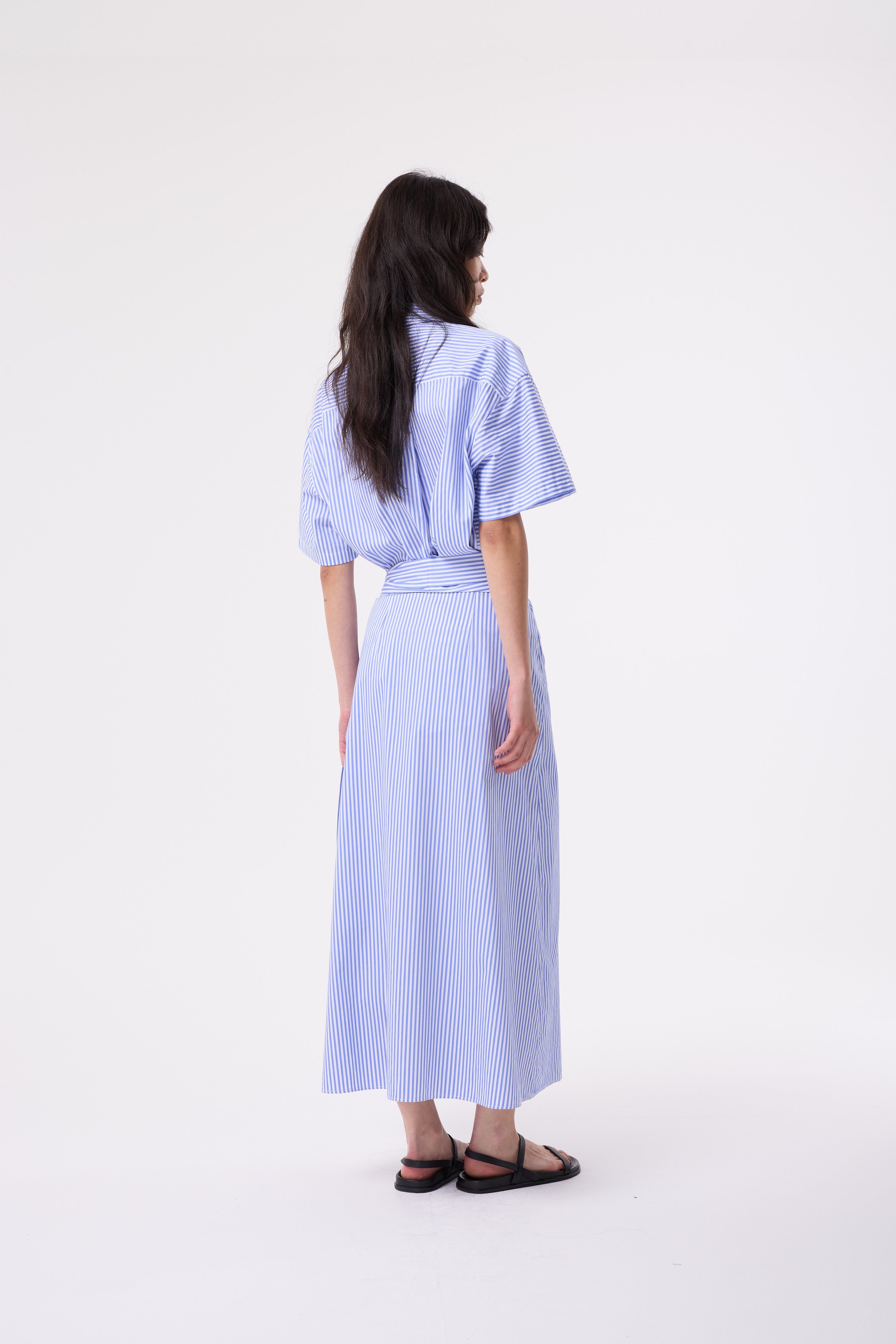 SABINA BLUE STRIPE SKIRT